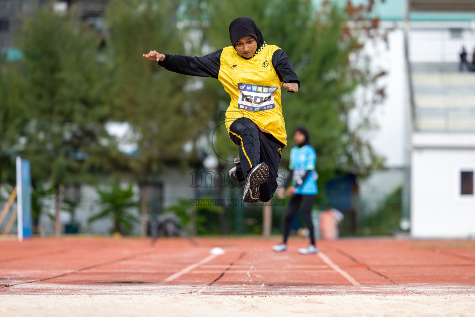 Day 1 of MWSC Interschool Athletics Championships 2024 held in Hulhumale Running Track, Hulhumale, Maldives on Saturday, 9th November 2024. 
Photos by: Ismail Thoriq, Hassan Simah / Images.mv