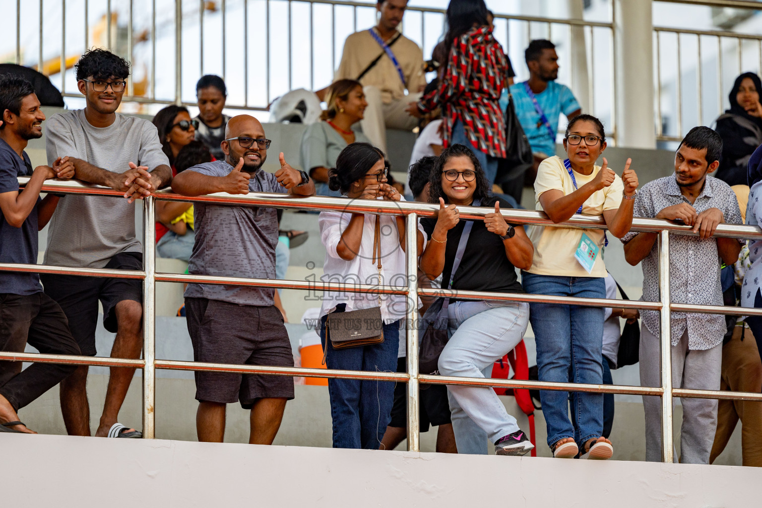 Day 1 of MWSC Interschool Athletics Championships 2024 held in Hulhumale Running Track, Hulhumale, Maldives on Saturday, 9th November 2024. 
Photos by: Hassan Simah / Images.mv