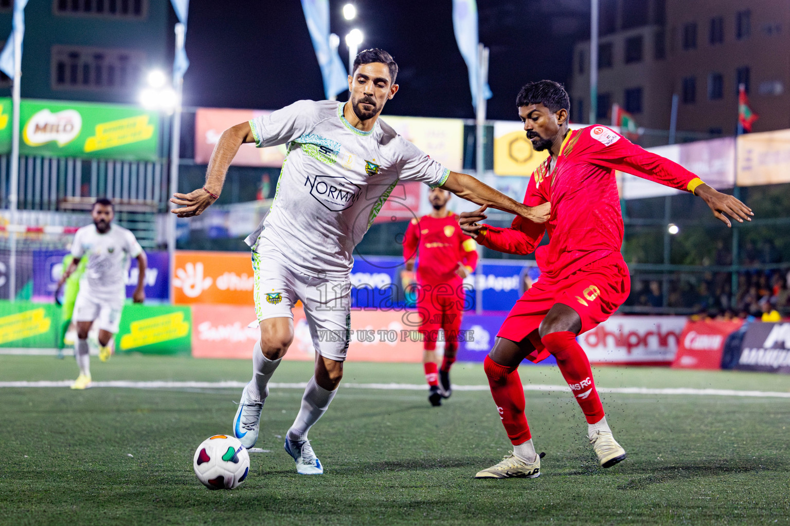 Maldivian vs Club WAMCO in Quarter Finals of Club Maldives Cup 2024 held in Rehendi Futsal Ground, Hulhumale', Maldives on Wednesday, 9th October 2024. Photos: Nausham Waheed / images.mv