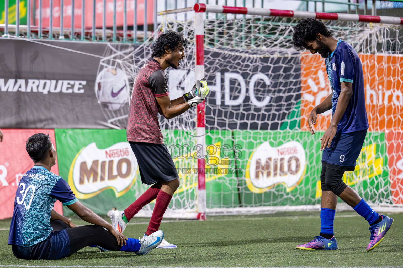 Dharumavantha vs Thauleemee Gulhun in Club Maldives Classic 2024 held in Rehendi Futsal Ground, Hulhumale', Maldives on Saturday, 14th September 2024. Photos: Ismail Thoriq / images.mv