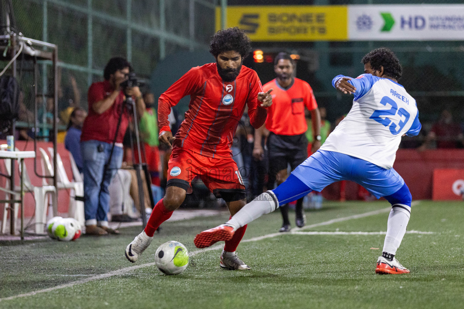 N Maafaru  vs N Kendhikulhudhoo in Day 3 of Golden Futsal Challenge 2024 was held on Wednesday, 17th January 2024, in Hulhumale', Maldives Photos: Nausham Waheed / images.mv