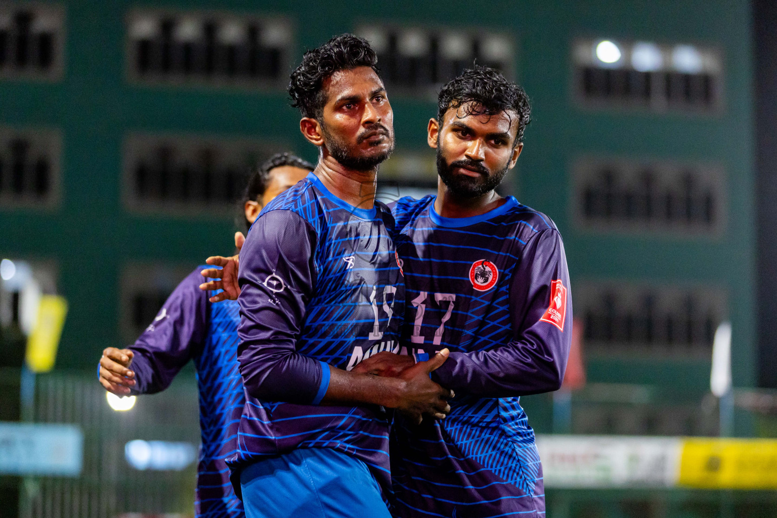 Lh Hinnavaru vs Lh Kurendhoo in Day 29 of Golden Futsal Challenge 2024 was held on Tuesday , 13th February 2024 in Hulhumale', Maldives Photos: Nausham Waheed / images.mv