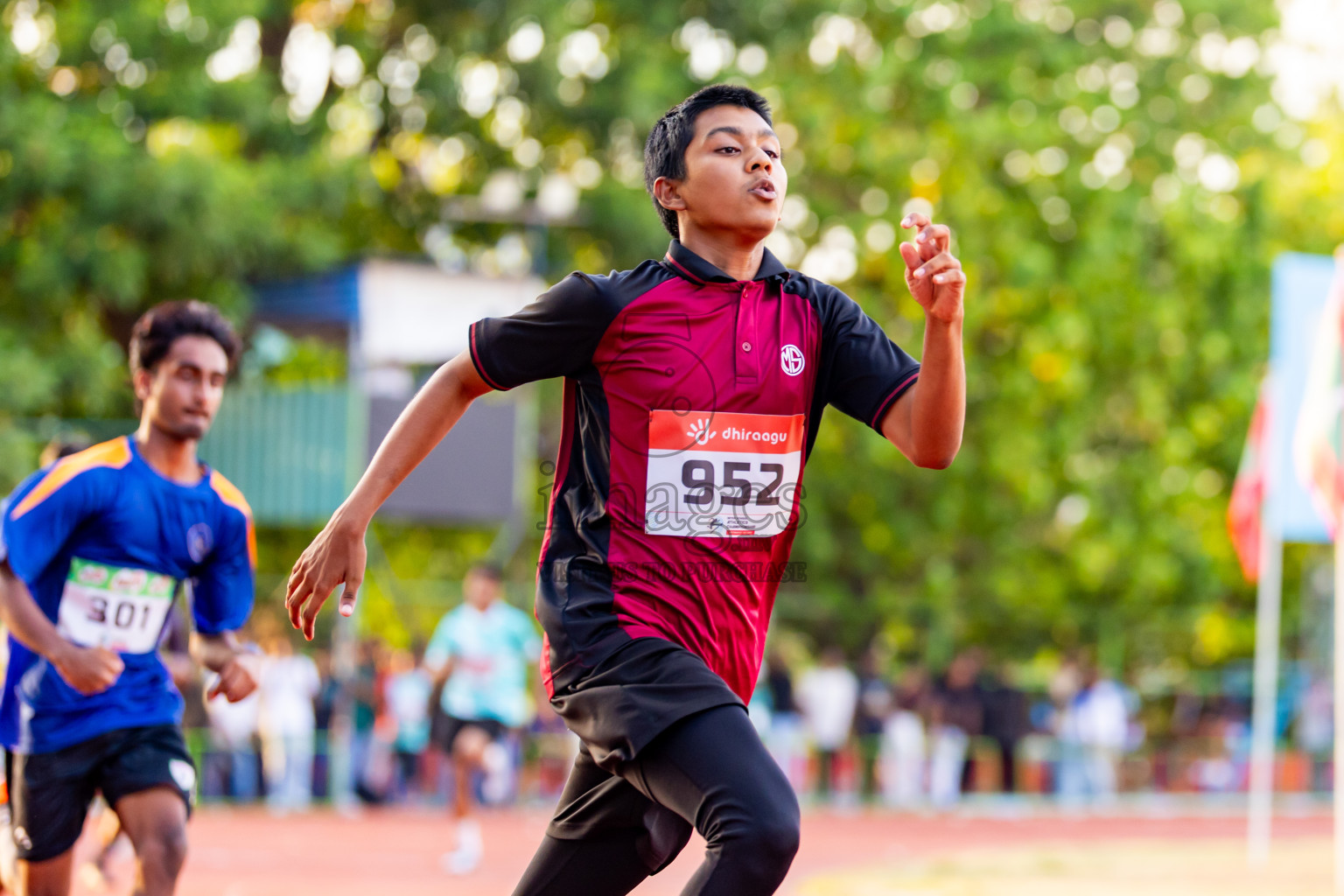 Day 1 of Inter-school Athletics Championship 2025 held in Ekuveni Synthetic Track, Male', Maldives on Monday, 06th October 2025. Photos by: Nausham Waheed / Images.mv