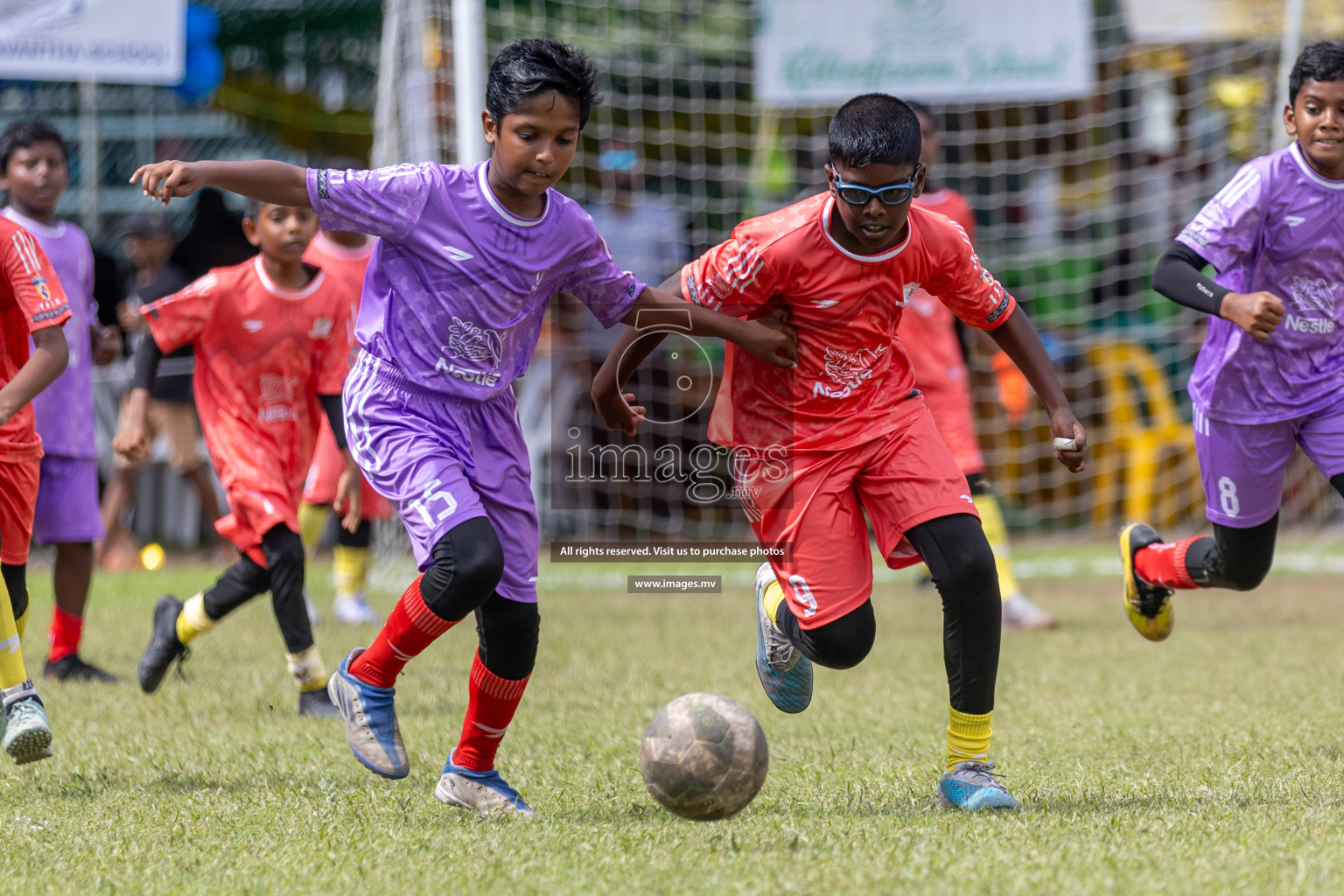 Day 4 of Nestle Kids Football Fiesta, held in Henveyru Football Stadium, Male', Maldives on Saturday, 14th October 2023
Photos: Mohamed Mahfooz Moosa, Hassan Simah / images.mv