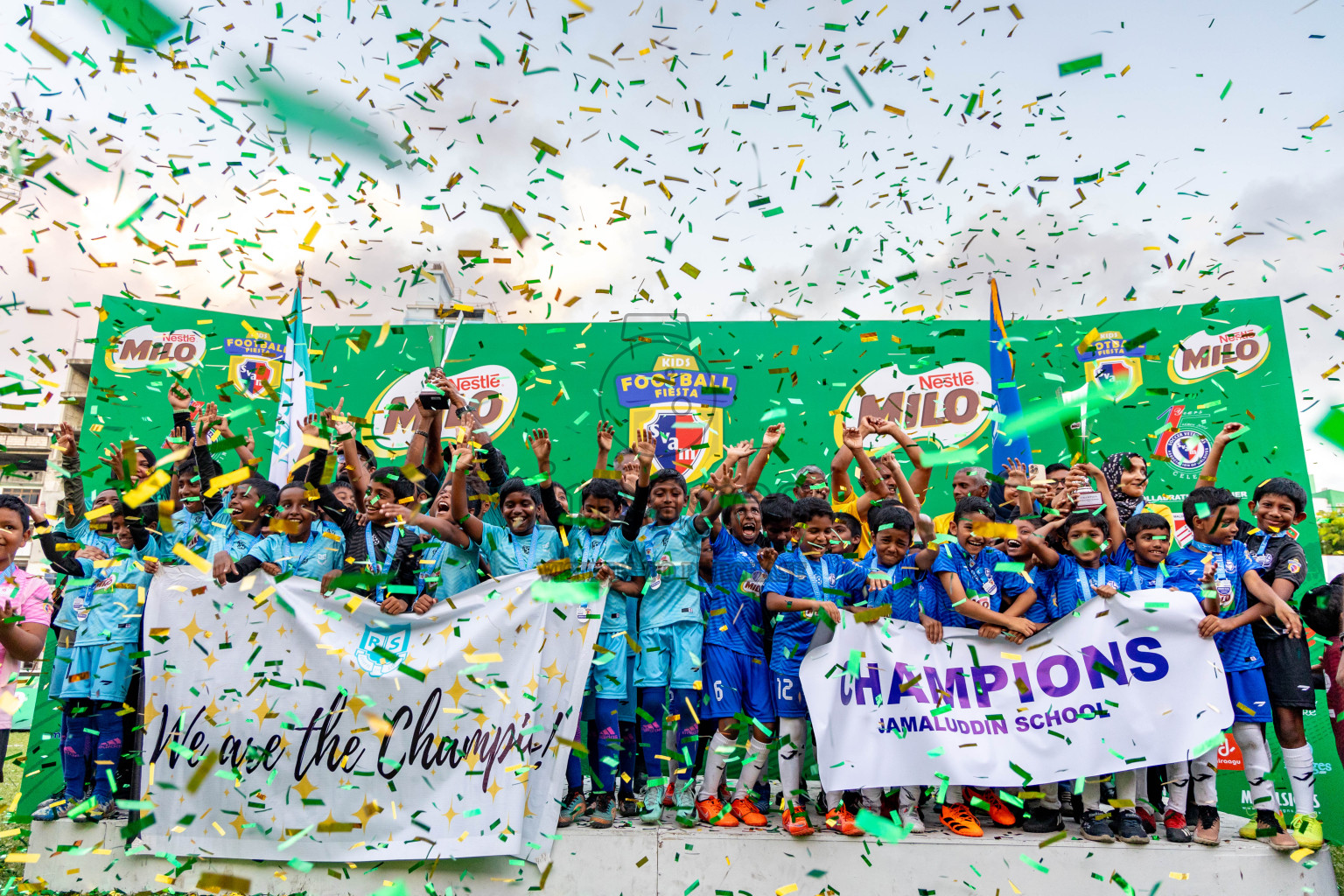 Day 2 of MILO Kids Football Fiesta was held at National Stadium in Male', Maldives on Saturday, 24th February 2024.