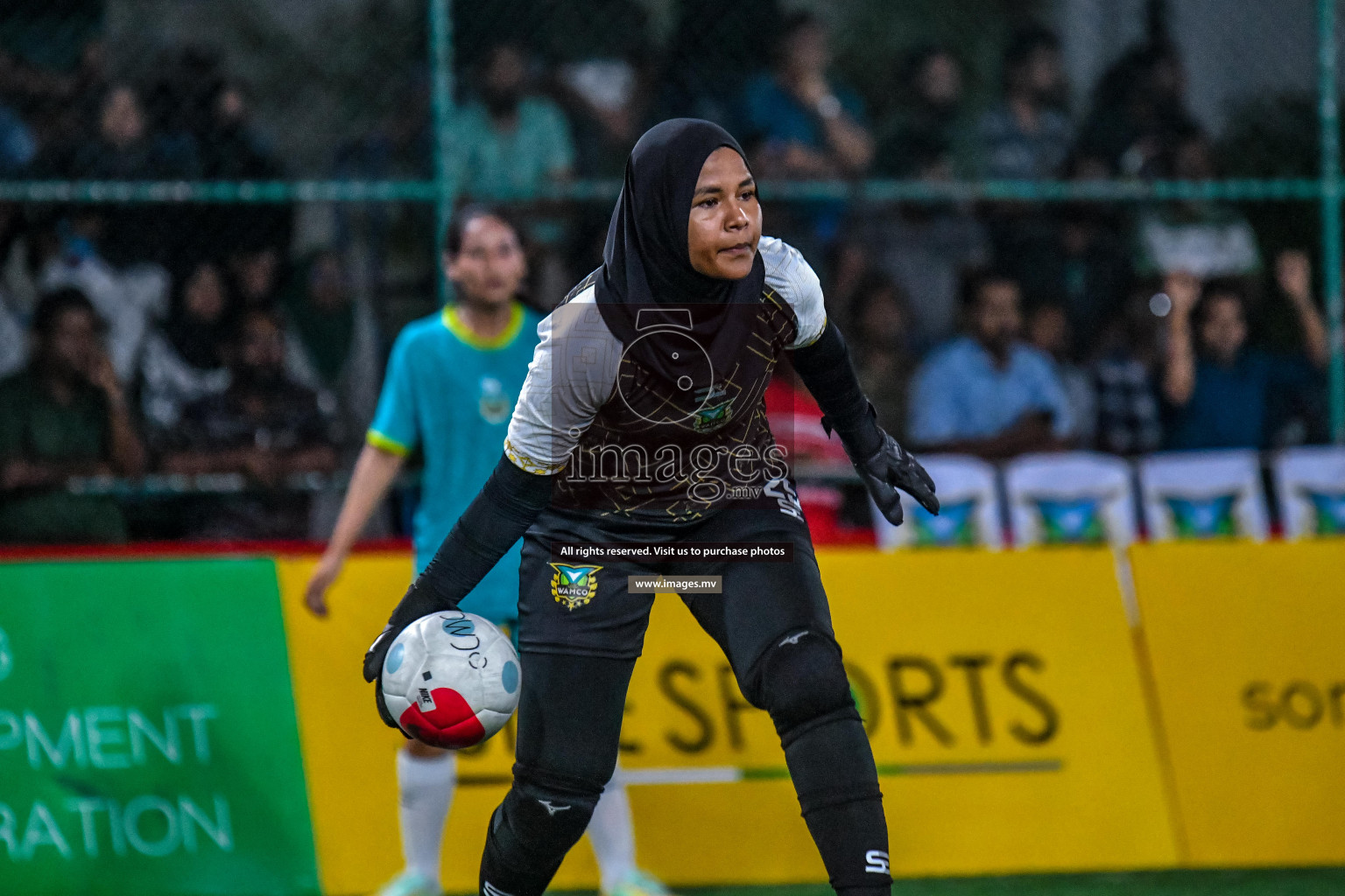 MPL vs WAMCO in Eighteen Thirty Women's Futsal Fiesta 2022 was held in Hulhumale', Maldives on Saturday, 8th October 2022. Photos: Nausham Waheed / images.mv