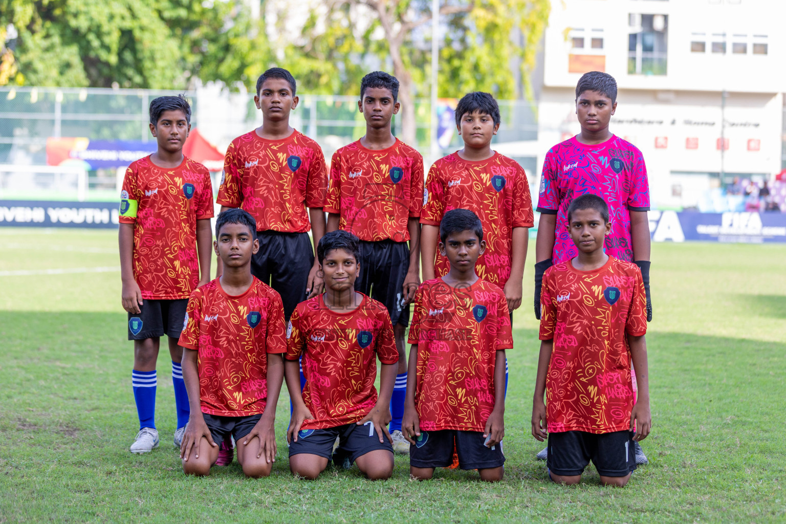 Club Eagles vs Super United Sports (U12) in Day 4 of Dhivehi Youth League 2024 held at Henveiru Stadium on Thursday, 28th November 2024. Photos: Shuu Abdul Sattar/ Images.mv