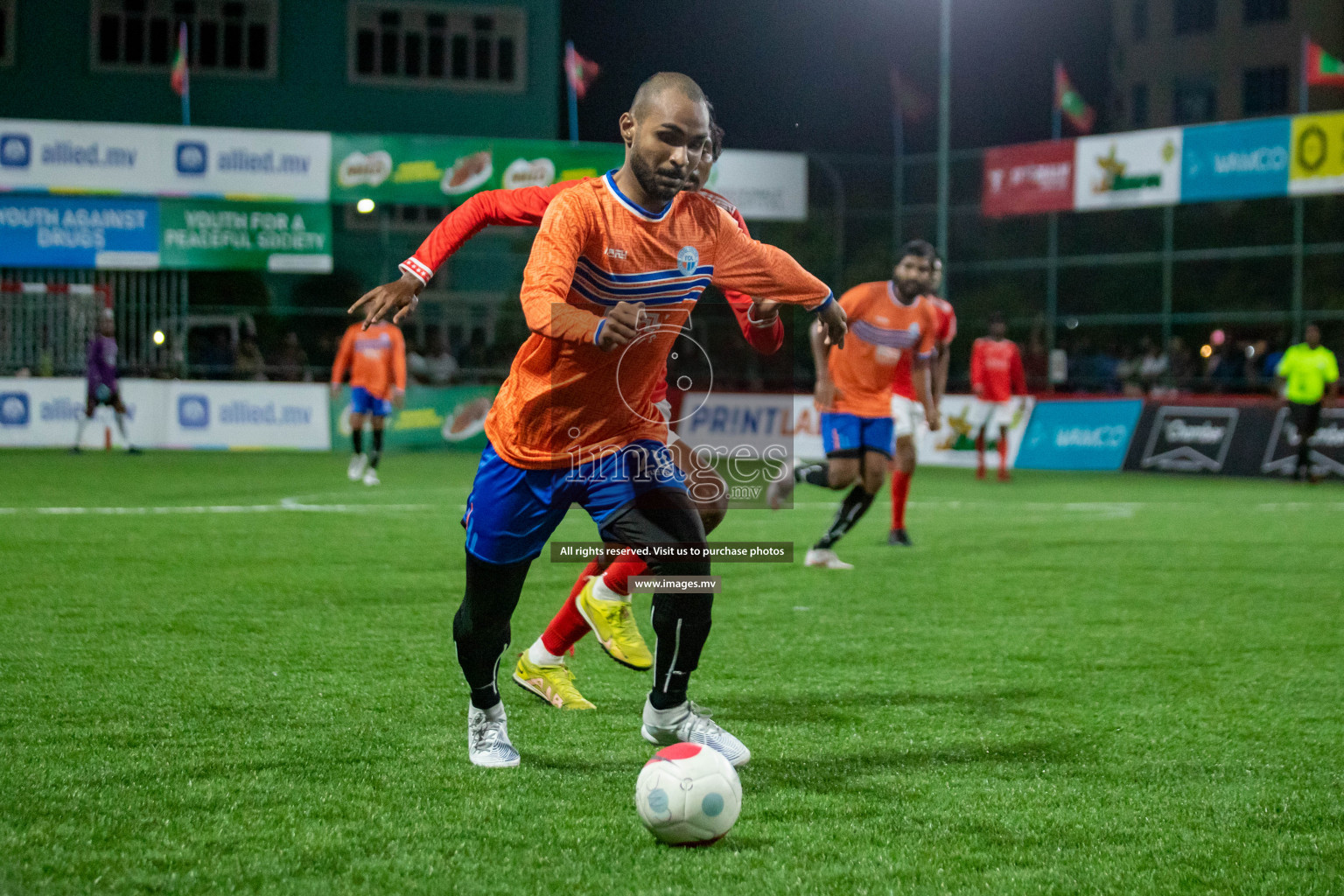 Stelco Club vs Raajje Online Club in Club Maldives Cup 2022 was held in Hulhumale', Maldives on Wednesday, 19th October 2022. Photos: Hassan Simah/ images.mv