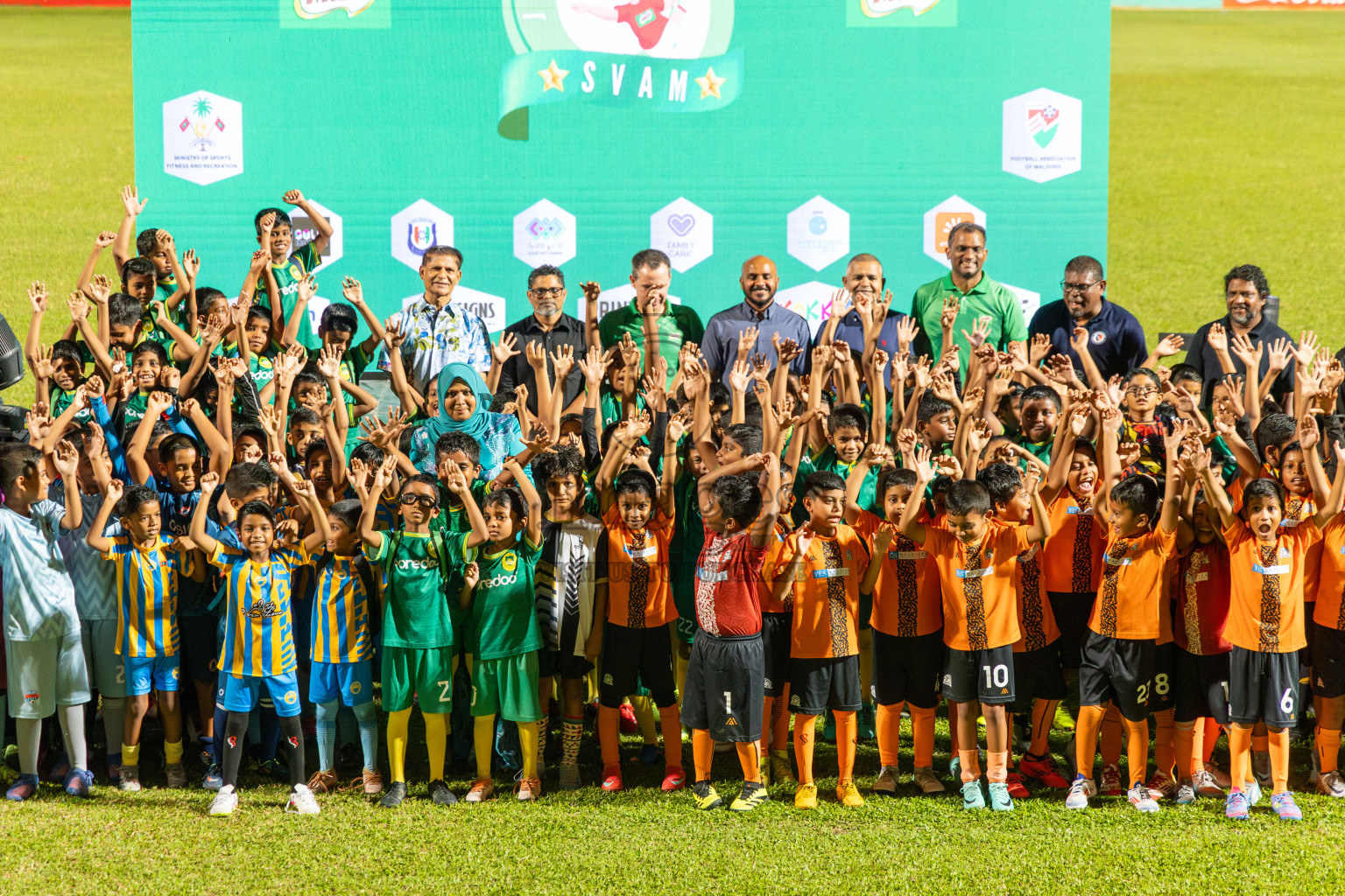 Inaugural Event of MILO SVAM Juniors 2025 (U8) was held at National Football Stadium, Male', Maldives on Monday, 23rd June 2025. Photos: Ismail Thoriq / images.mv