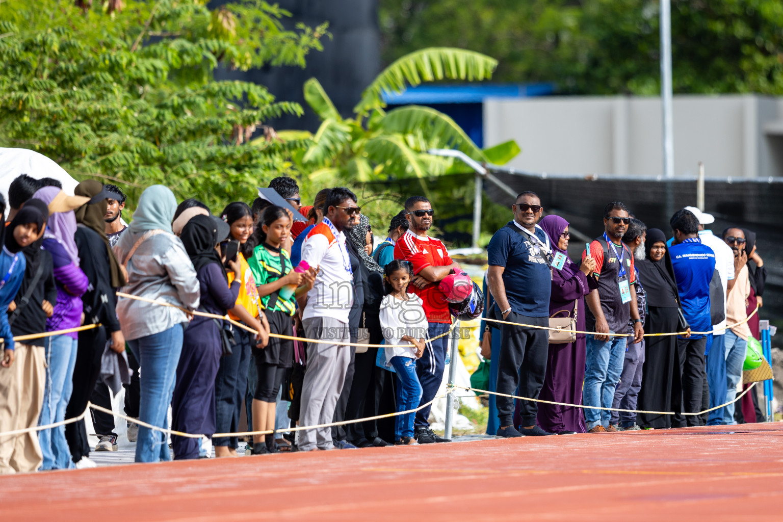 Day 1 of MWSC Interschool Athletics Championships 2024 held in Hulhumale Running Track, Hulhumale, Maldives on Saturday, 9th November 2024. 
Photos by: Ismail Thoriq / images.mv