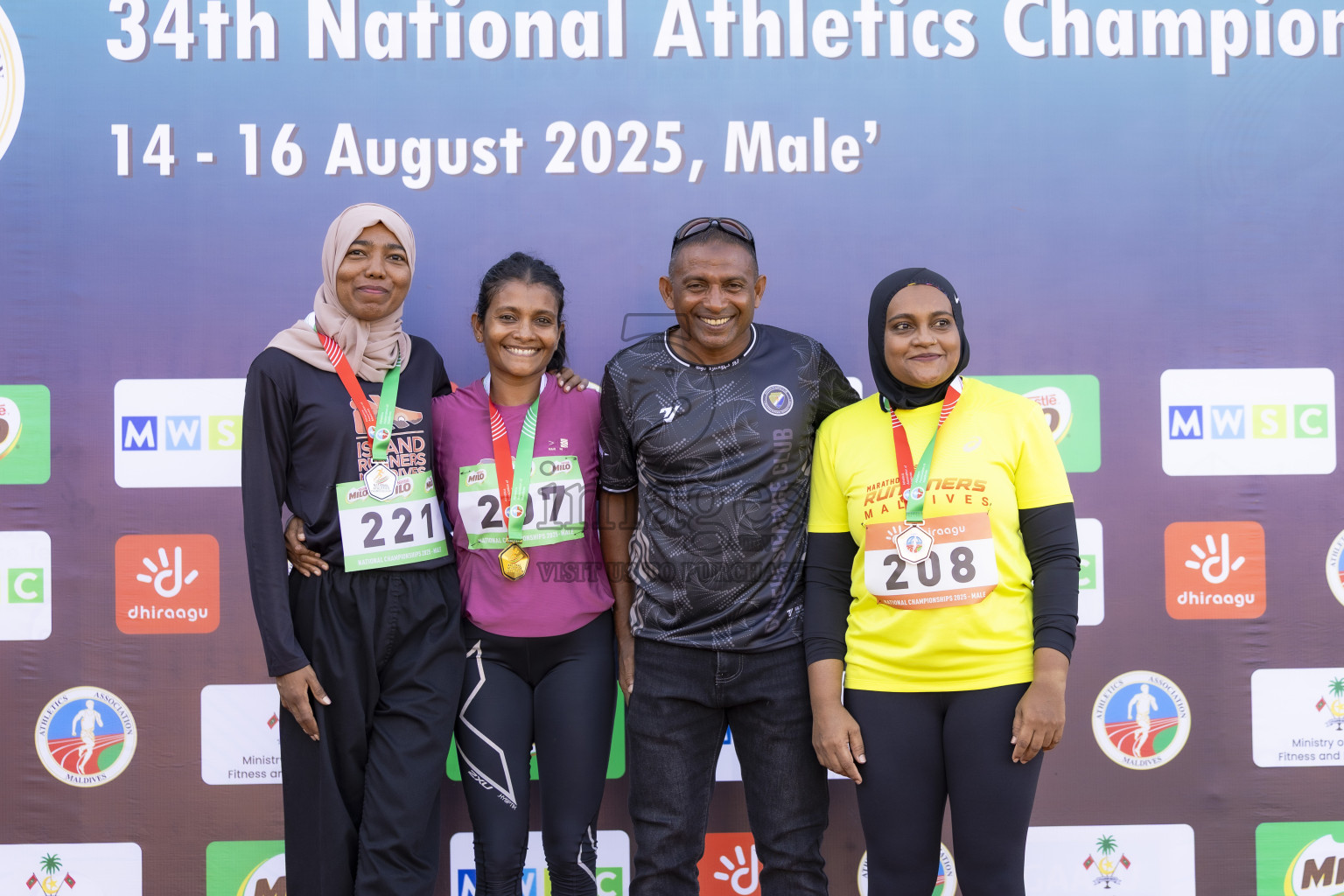 Day 2 of National Athletics Championship 2025 was held at Ekuveni Running Ground in Male', Maldives on Friday, 15th August 2025. Photos: Hasni / images.mv