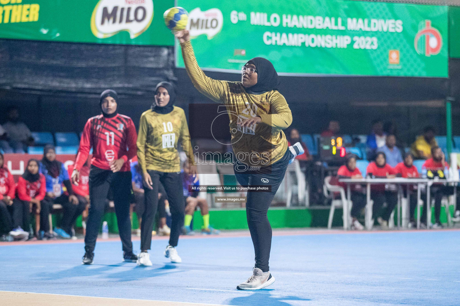 Day 6 of 6th MILO Handball Maldives Championship 2023, held in Handball ground, Male', Maldives on Thursday, 25th May 2023 Photos: Shuu Abdul Sattar/ Images.mv