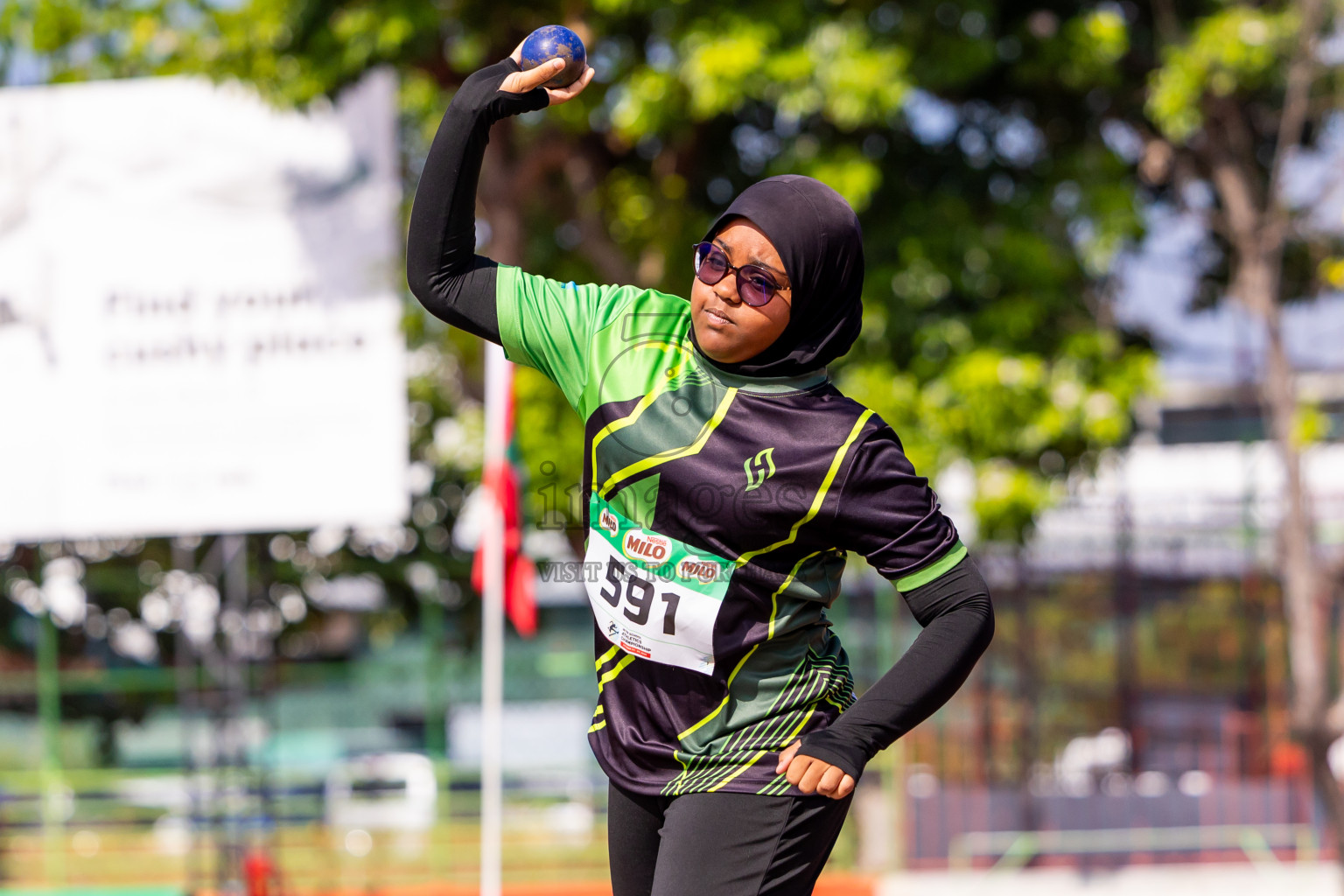 Day 3 of Inter-school Athletics Championship 2025 held in Ekuveni Synthetic Track, Male', Maldives on Wednesday, 08th October 2025. Photos by: Nausham Waheed / Images.mv