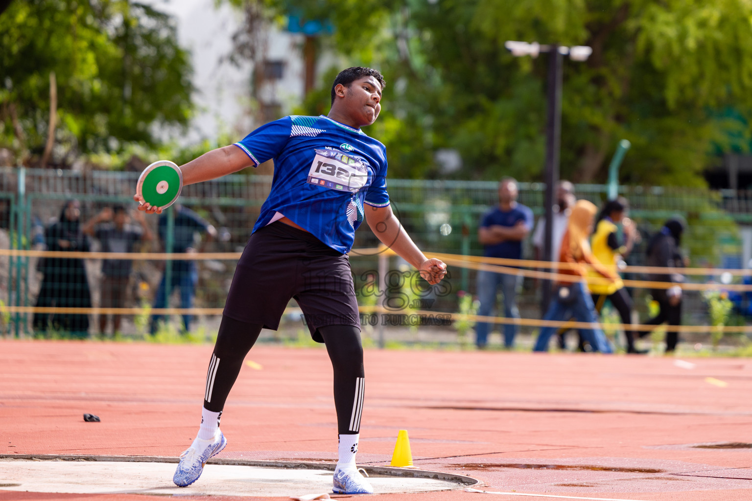 Day 1 of MWSC Interschool Athletics Championships 2024 held in Hulhumale Running Track, Hulhumale, Maldives on Saturday, 9th November 2024. 
Photos by: Ismail Thoriq, Hassan Simah / Images.mv