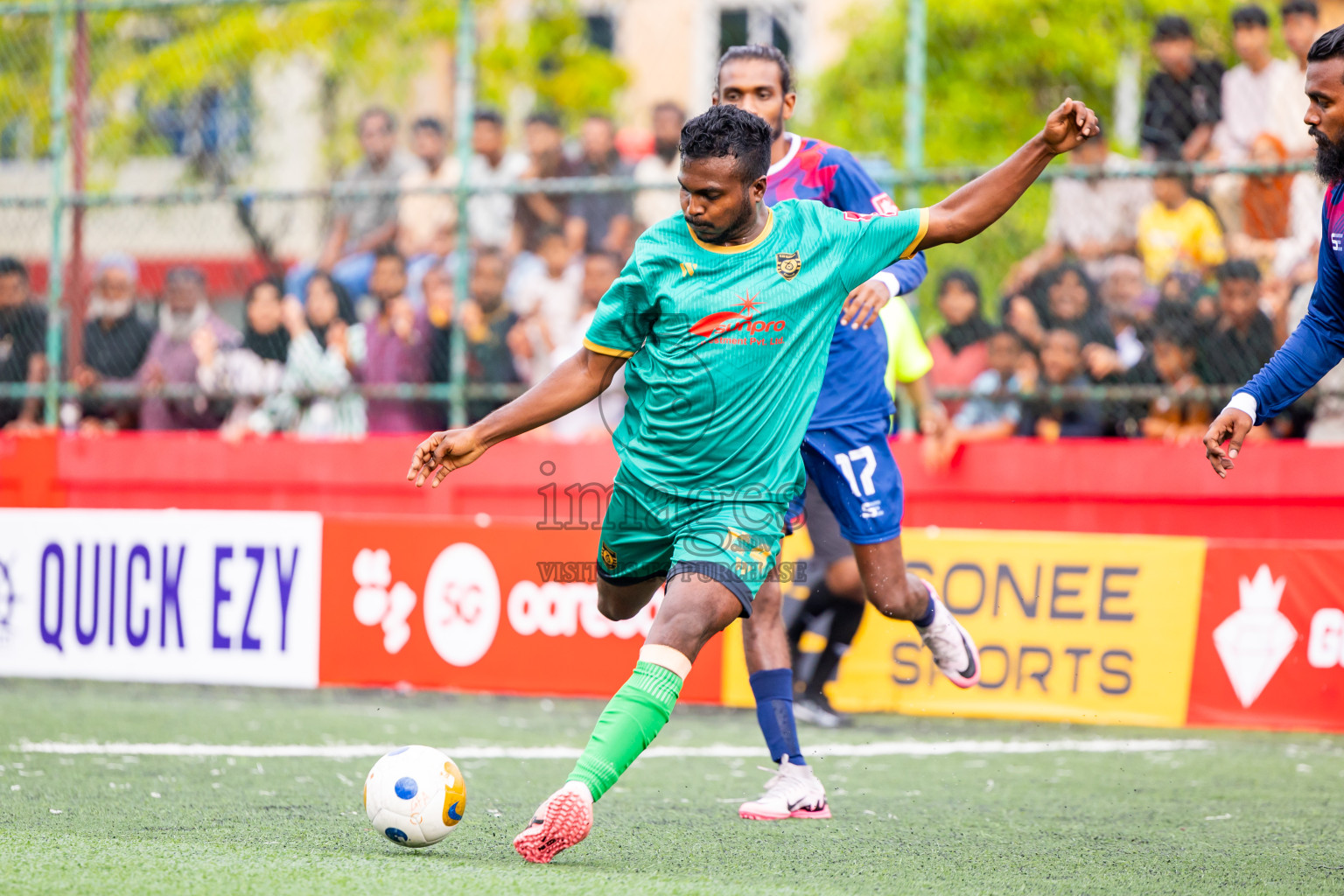 ADh Omadhoo VS ADh Mandhoo in Day 6 of Golden Futsal Challenge 2025 on Friday, 6th January 2025, in Hulhumale', Maldives Photos: Nausham Waheed / images.mv