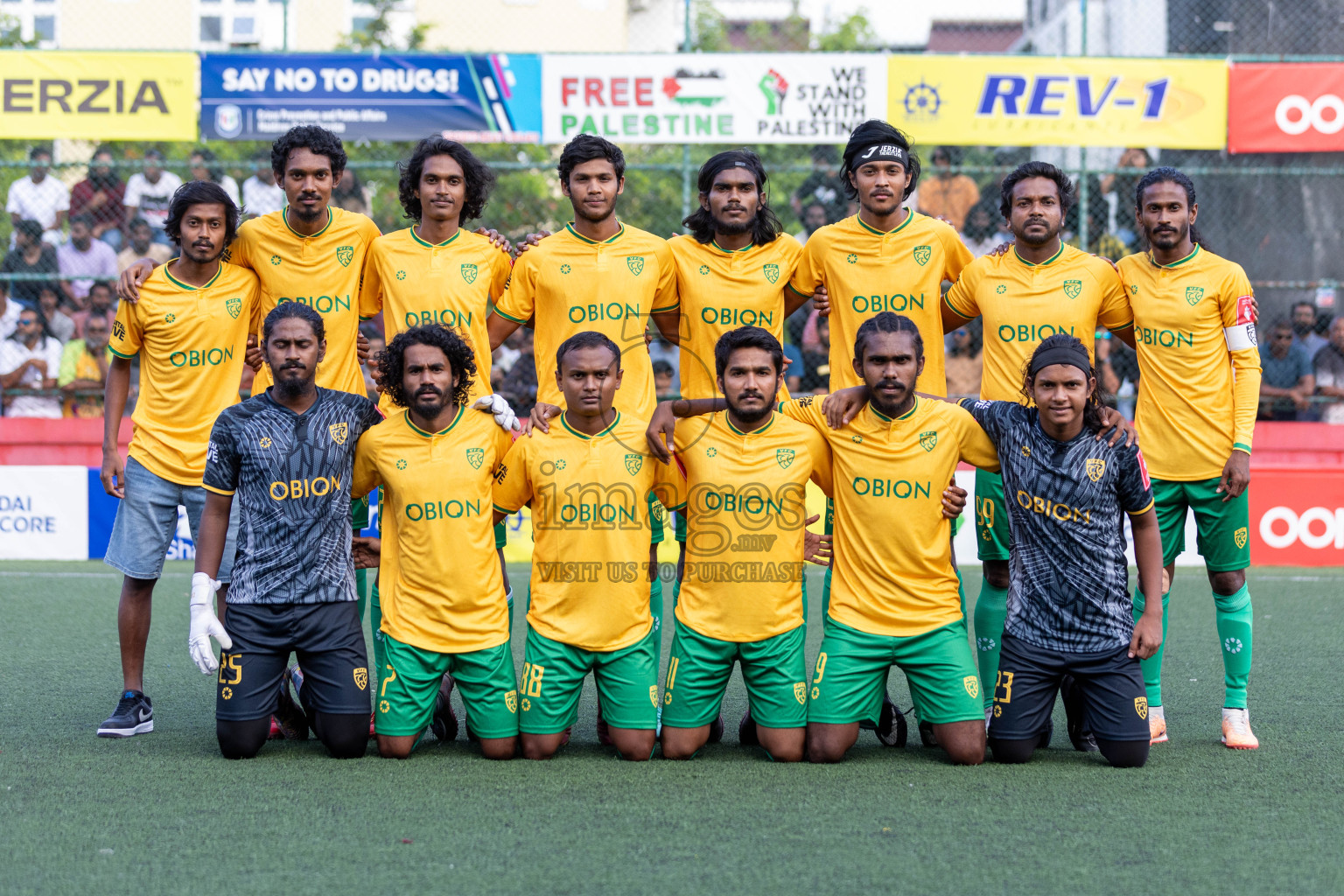 GDh Vaadhoo VS GDh Thinadhoo in Day 12 of Golden Futsal Challenge 2024 was held on Friday, 26th January 2024, in Hulhumale', Maldives Photos: Nausham Waheed / images.mv