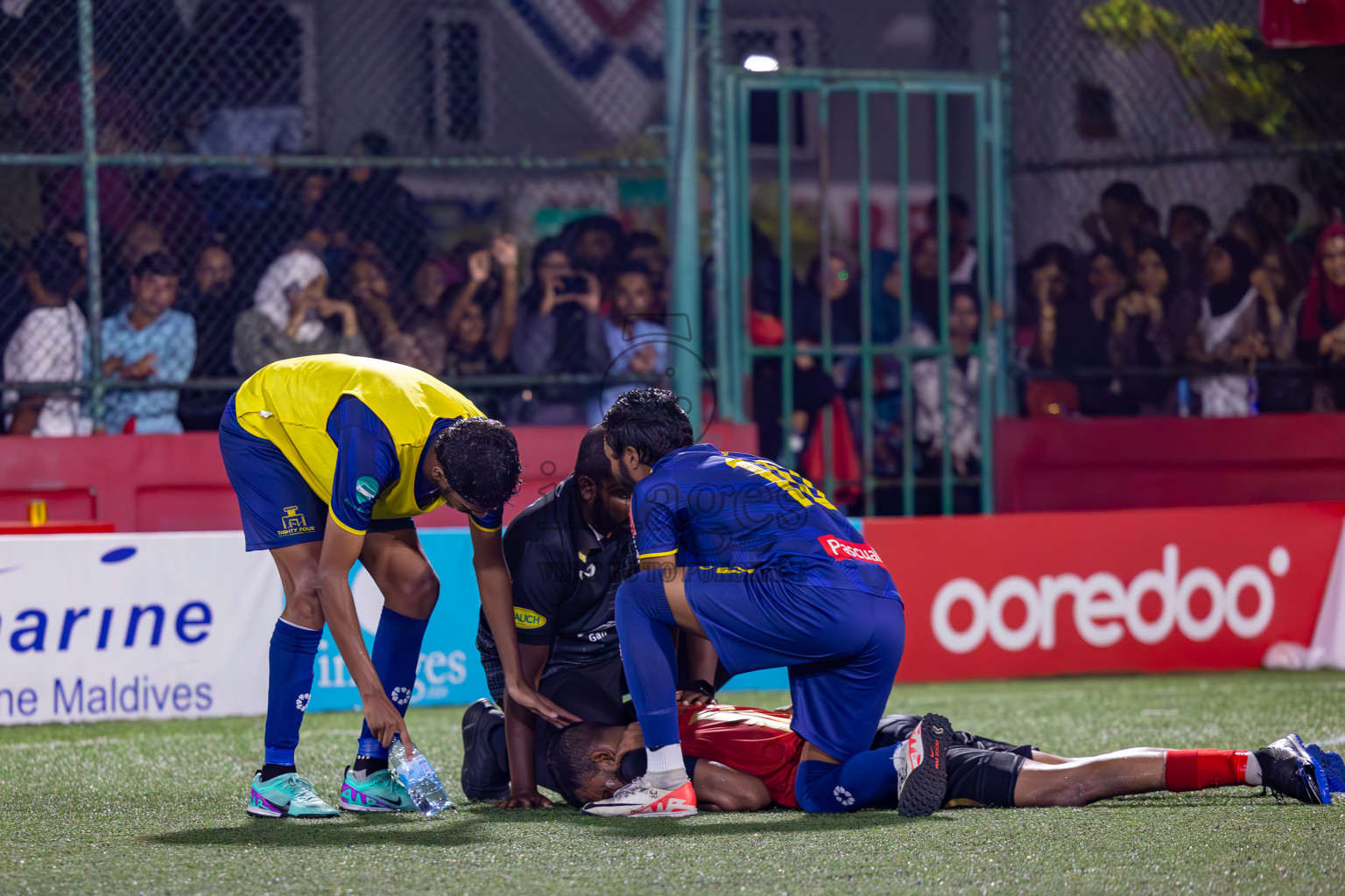 B Eydhafushi vs L Gan in the Final of Golden Futsal Challenge 2024 was held on Thursday, 7th March 2024, in Hulhumale', Maldives 
Photos: Ismail Thoriq / images.mv