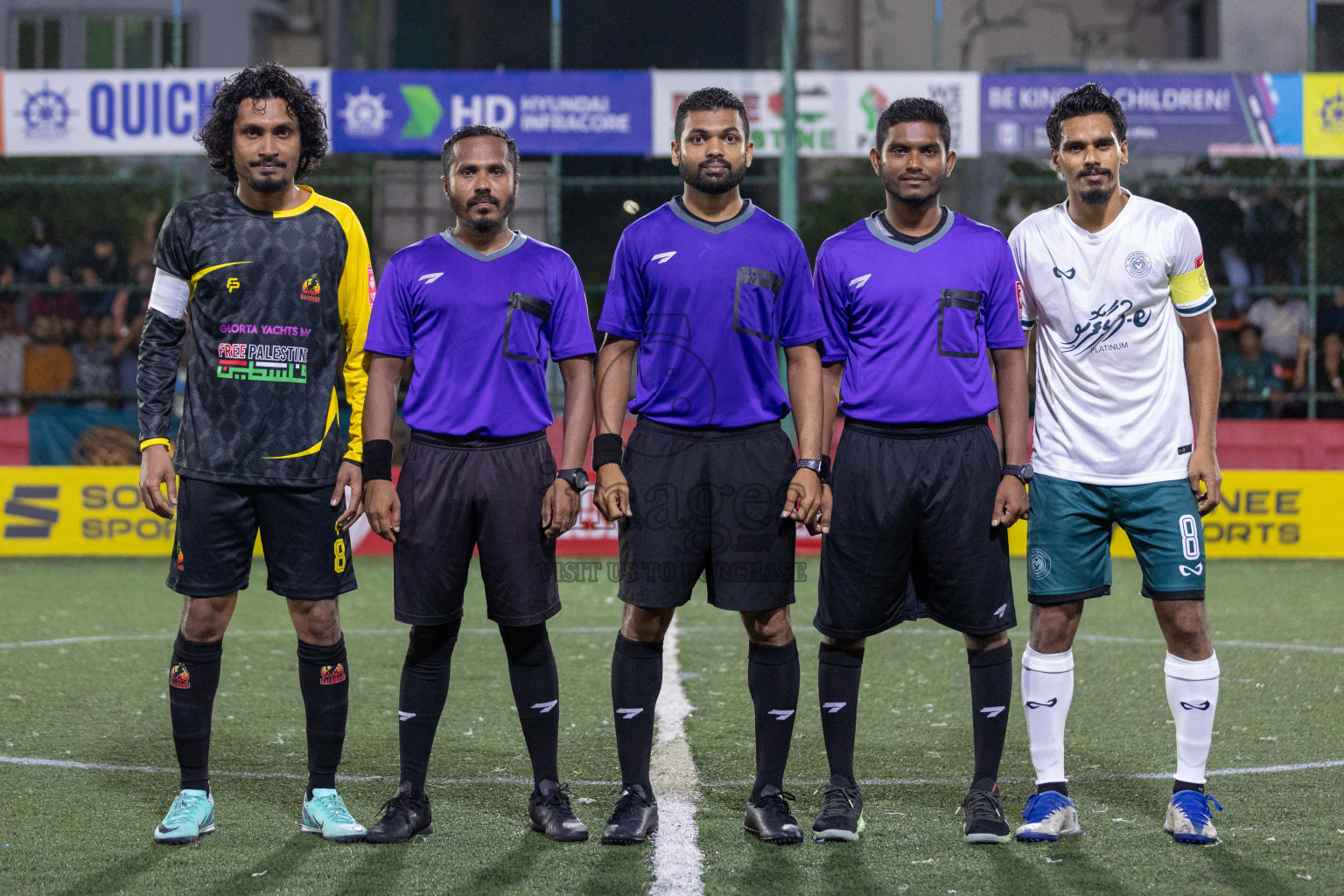 L Kalaidhoo vs L Maabaidhoo in Day 7 of Golden Futsal Challenge 2024 was held on Saturday, 20th January 2024, in Hulhumale', Maldives Photos: Nausham Waheed / images.mv