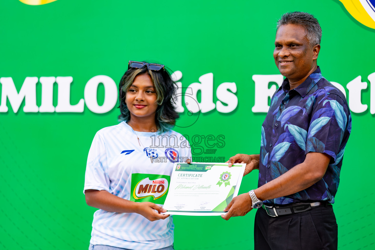 Day 2 of MILO Kids Football Fiesta was held at National Stadium in Male', Maldives on Saturday, 24th February 2024.