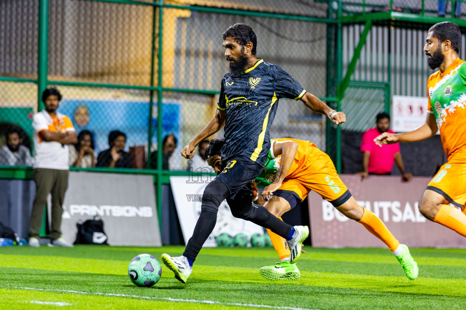 RDL vs UNF in Semi Finals of BG Futsal Challenge 2024 was held on Tuesday , 2nd April 2024, in Male', Maldives Photos: Nausham Waheed / images.mv