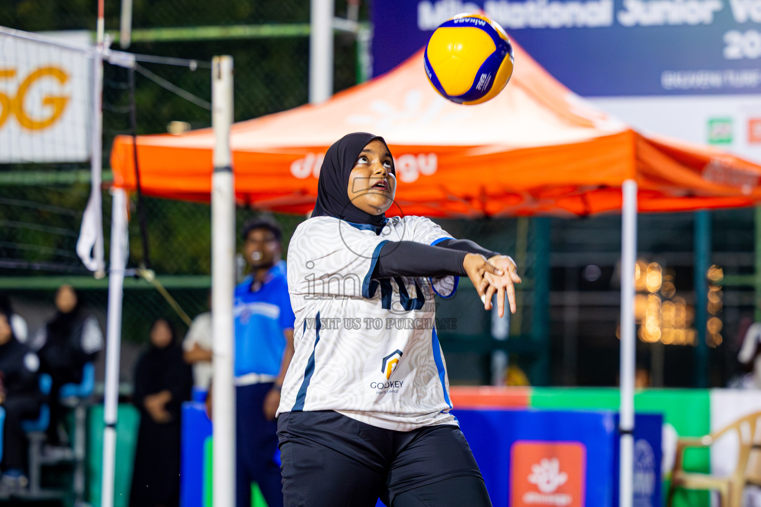 Raajje Volley Club vs Club Rising Star Academy in Milo National Junior Volleyball Championship 2025 Day 4 was held on Tuesday, 25th November 2025 at Ekuveni Turf Court Male', Maldives. Photos: Nausham Waheed / images.mv