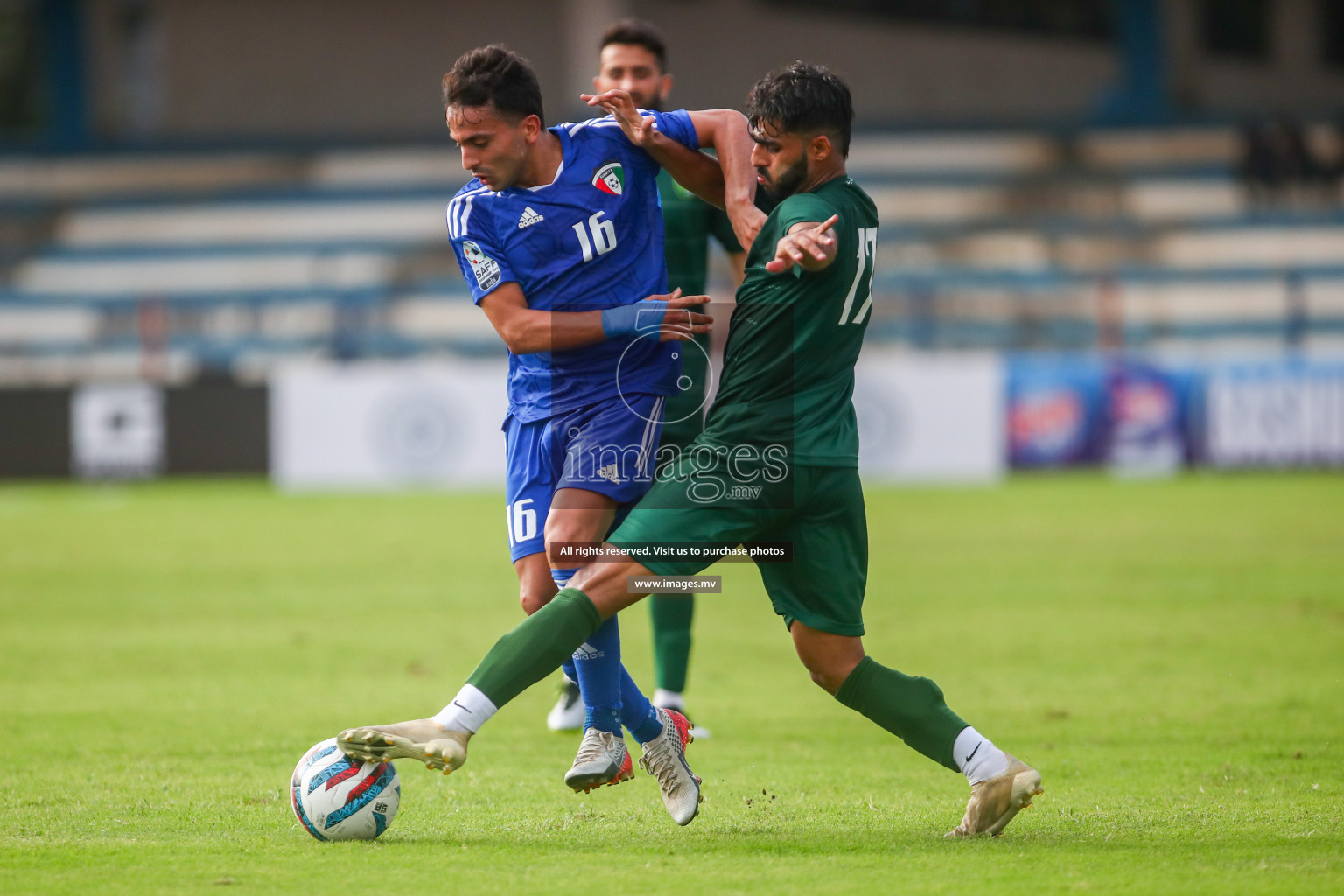 Pakistan vs Kuwait in SAFF Championship 2023 held in Sree Kanteerava Stadium, Bengaluru, India, on Saturday, 24th June 2023. Photos: Nausham Waheed, Hassan Simah / images.mv