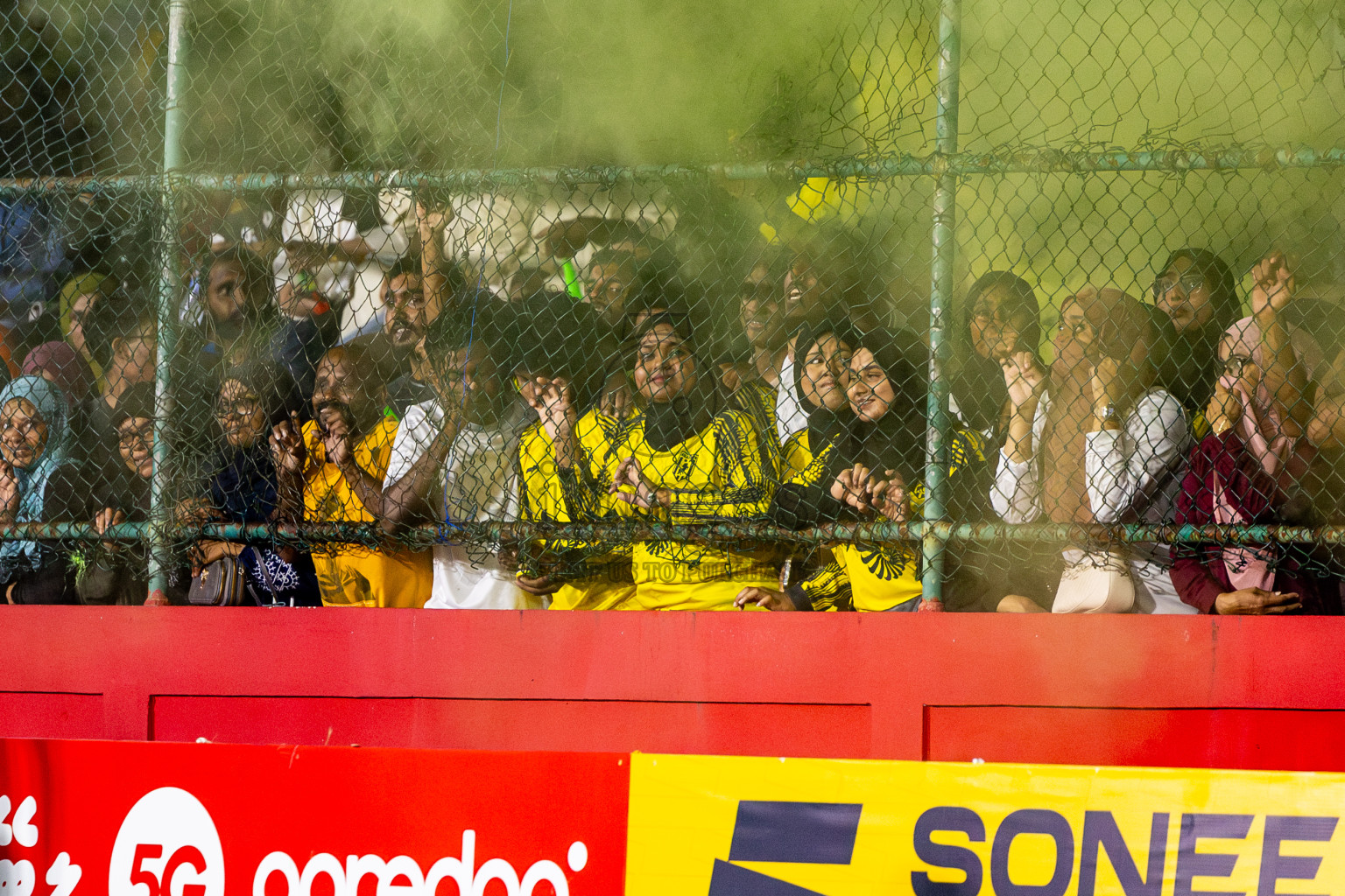 Lh Naifaru vs Lh Kurendhoo in Lhaviyani Atoll Finals Day 26 of Golden Futsal Challenge 2025 was held on Thursday , 30th January 2025, in Hulhumale', Maldives. Photos: Nausham Waheed / images.mv