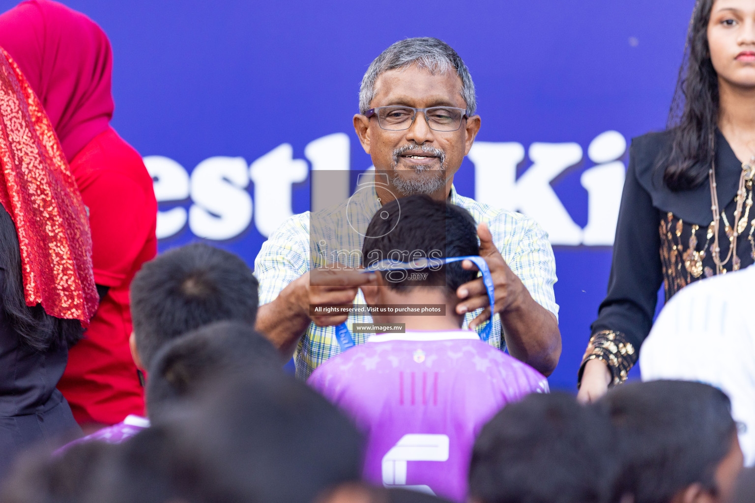 Day 4 of Nestle Kids Football Fiesta, held in Henveyru Football Stadium, Male', Maldives on Saturday, 14th October 2023 Photos: Nausham Waheed  / images.mv