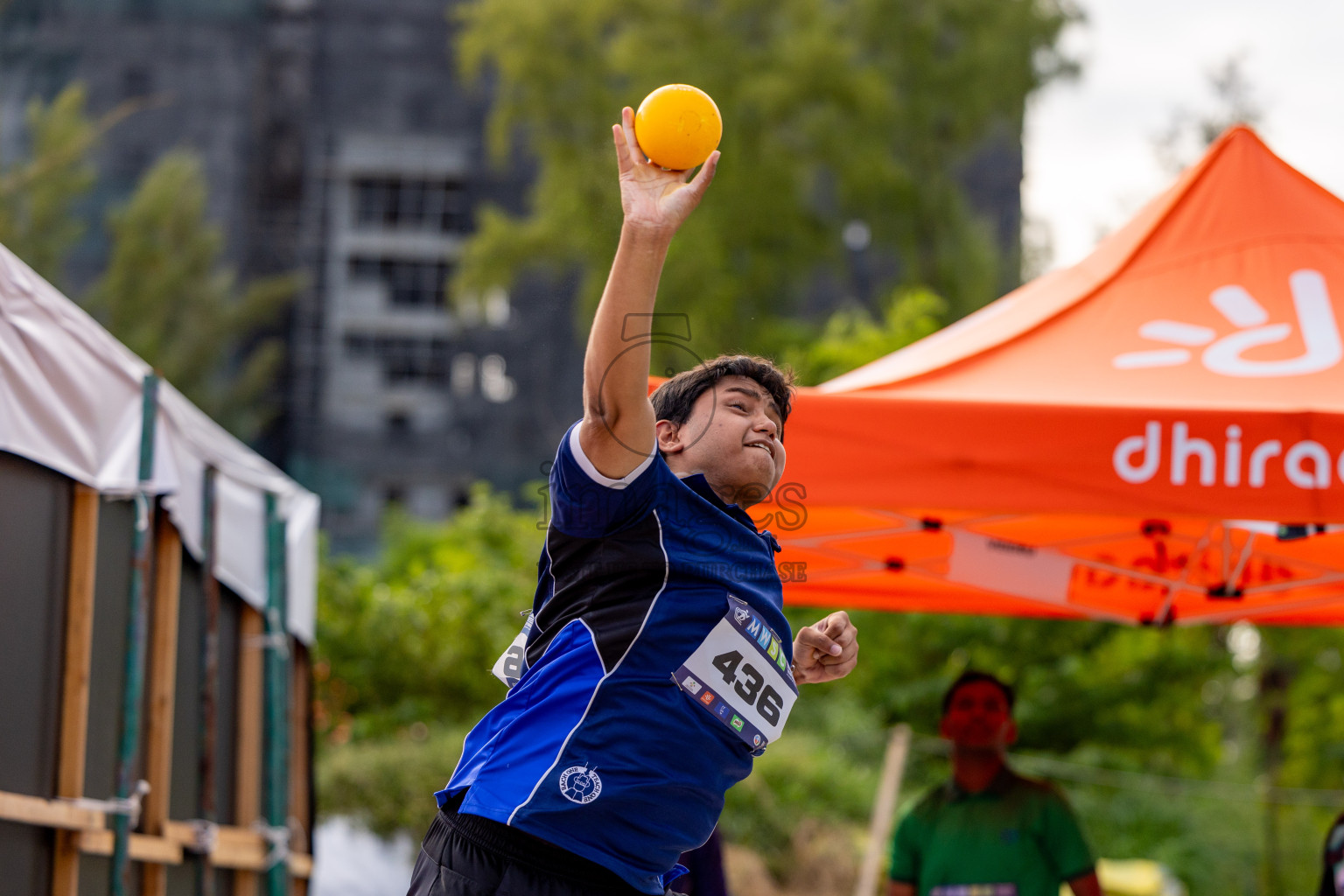 Day 2 of MWSC Interschool Athletics Championships 2024 held in Hulhumale Running Track, Hulhumale, Maldives on Sunday, 10th November 2024. 
Photos by: Hassan Simah / Images.mv