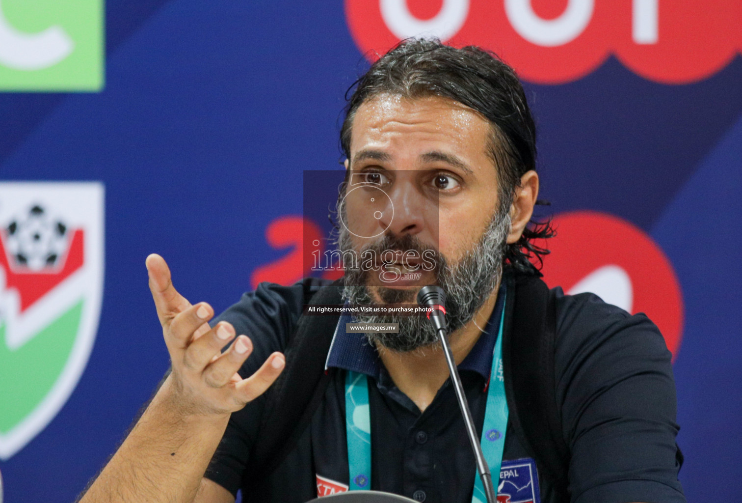 Maldives vs Nepal in SAFF Championship 2021 held on 1st October 2021 in Galolhu National Stadium, Male', Maldives