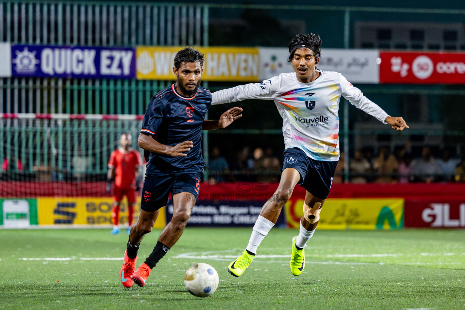R Inguraidhoo vs Sh Kanditheem in zone round on Day 29 of Golden Futsal Challenge 2025 was held on Sunday , 2nd February 2025, in Hulhumale', Maldives. Photos: Nausham Waheed / images.mv