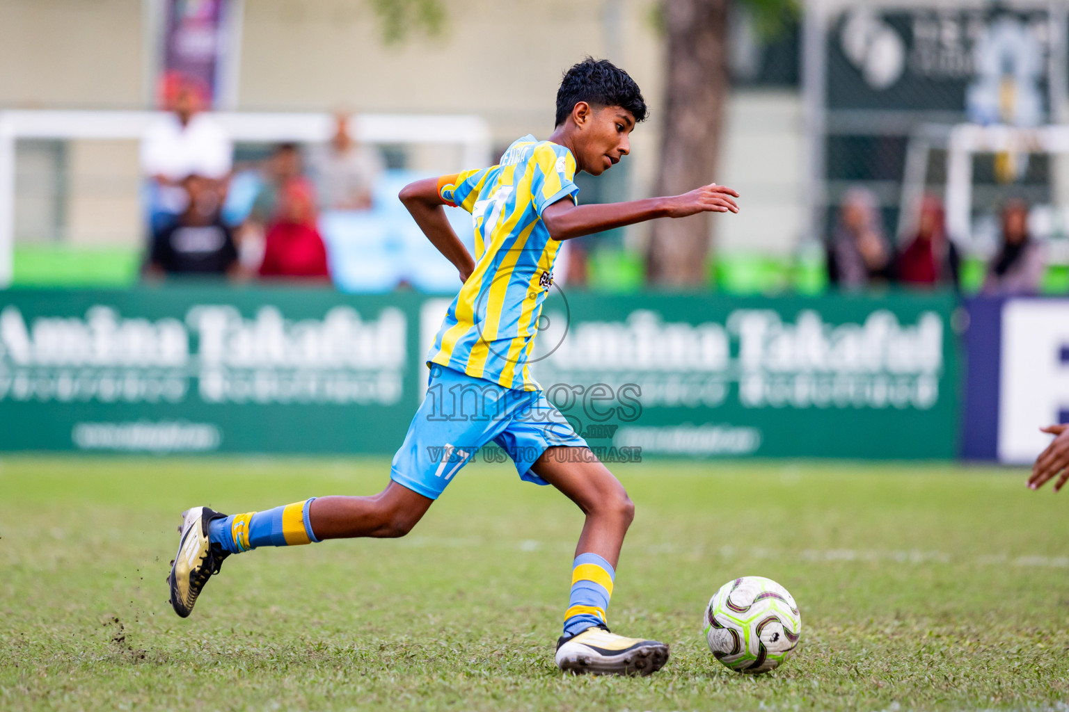 Under 14 United Victory vs Valancia on day 3 of Dhivehi Youth League 2024 held at Henveiru Stadium on Saturday, 23rd November 2024. Photos: Nausham Waheed/ Images.mv