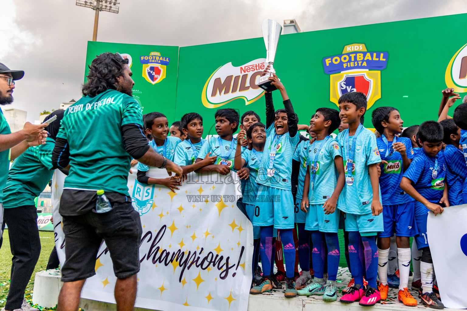 Day 2 of MILO Kids Football Fiesta was held at National Stadium in Male', Maldives on Saturday, 24th February 2024.