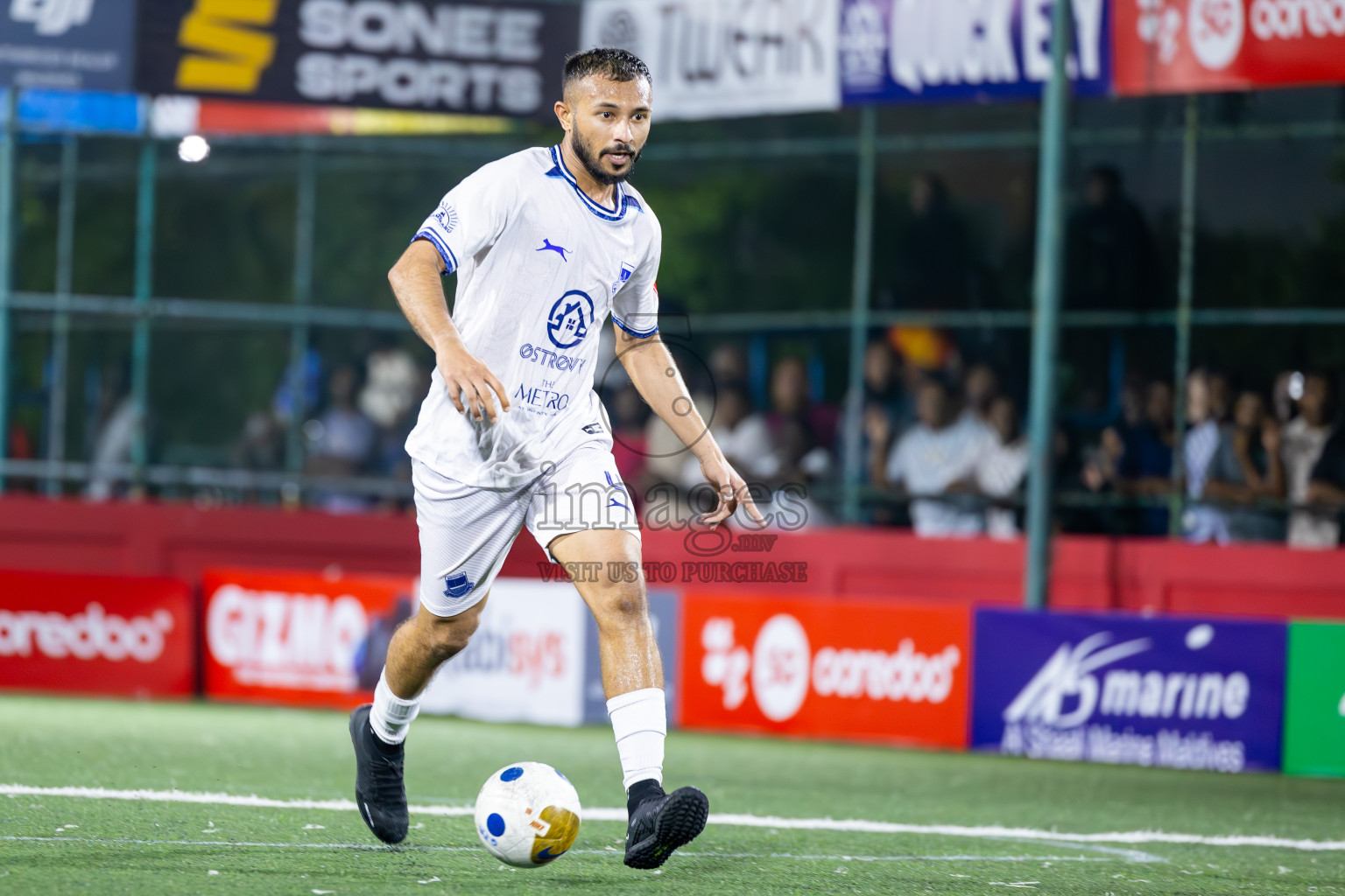 GA Dhaandhoo vs GA Gemanafushi in Day 14 of Golden Futsal Challenge 2025 was held on Saturday, 18th January 2025, in Hulhumale', Maldives. Photos: Ismail Thoriq / images.mv