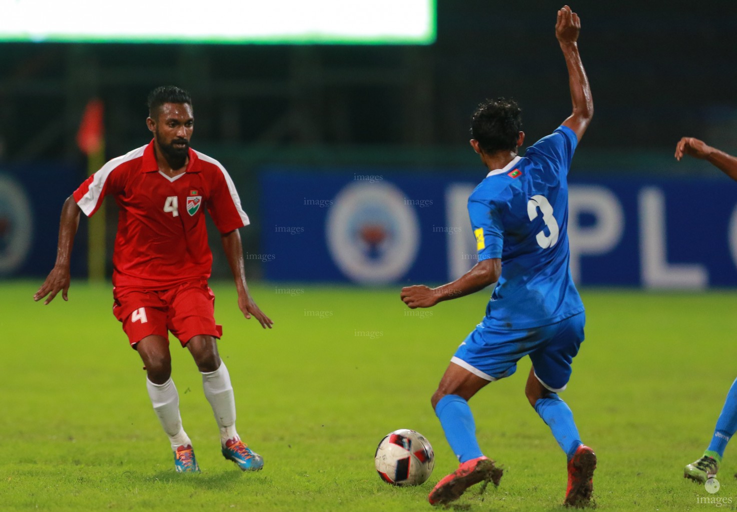 Exhibition Match Played between 2008 SAFF championship winners @ national team Monday , August . 29, 2016.(Images.mv Photo/ Abdulla Abeedh).