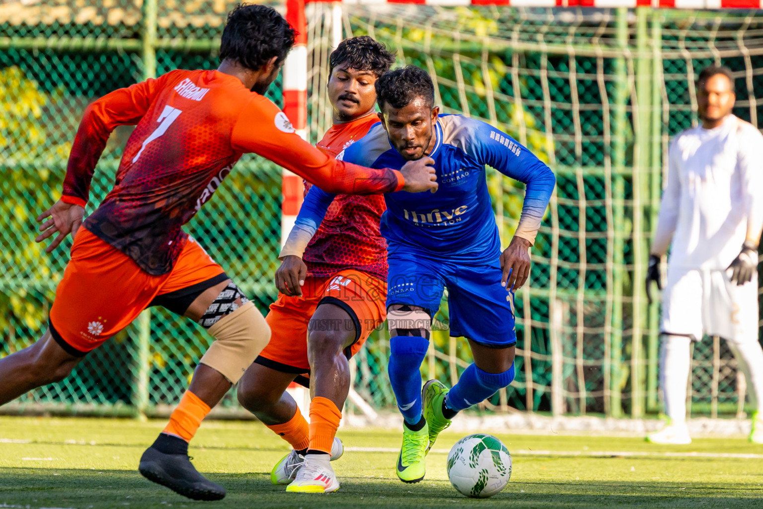 Dhaalu Zone vs Ari Zone in the Leg 2 of Resort Super League 2025 was held on Saturday, 5th July 2025 in Conrad Maldives Rangali Island, Alif Dhaalu Atoll, Maldives. Photos: Nausham Waheed / images.mv
