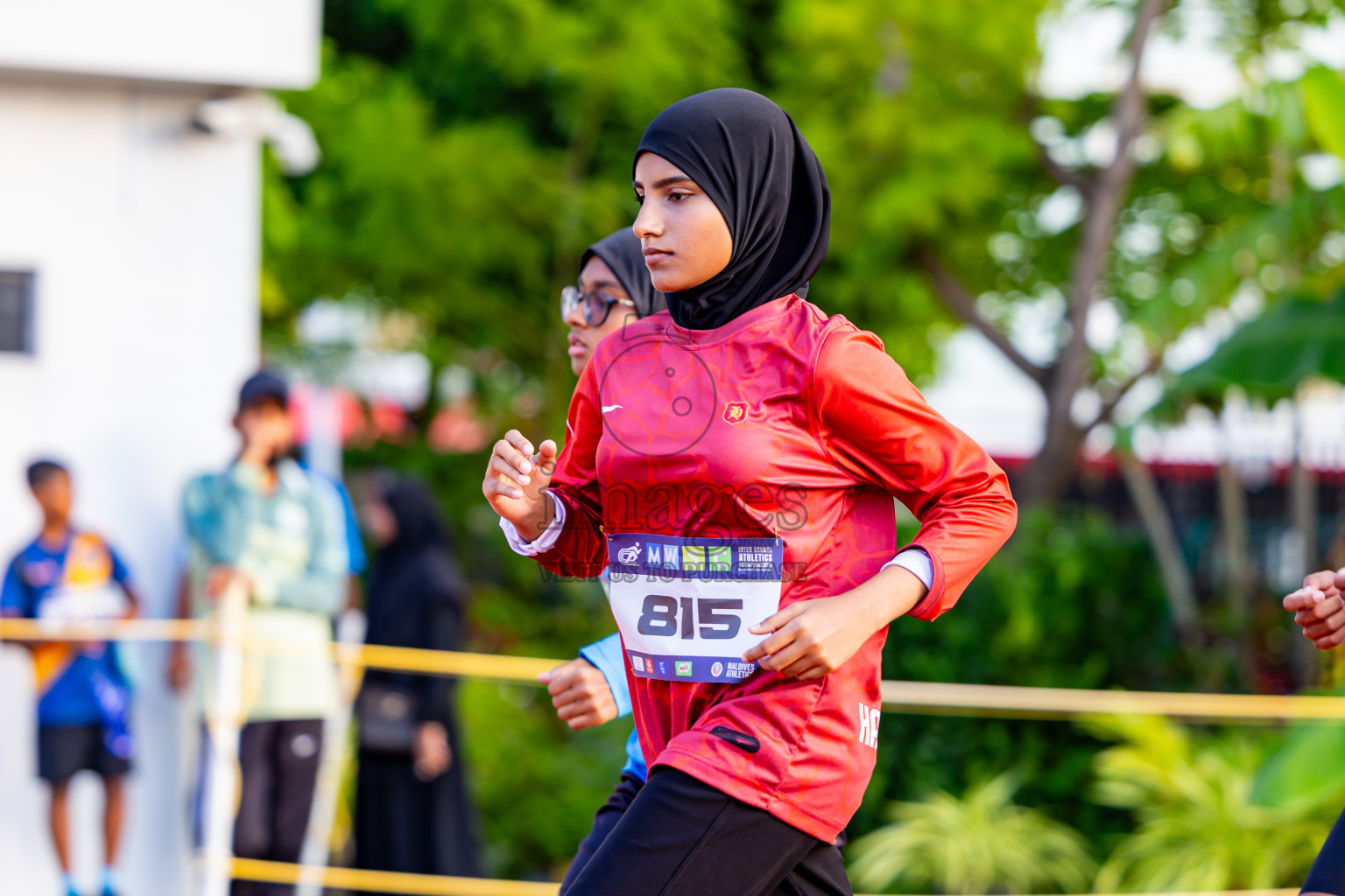 Day 3 of MWSC Interschool Athletics Championships 2024 held in Hulhumale Running Track, Hulhumale, Maldives on Monday, 11th November 2024. Photos by: Nausham Waheed / Images.mv