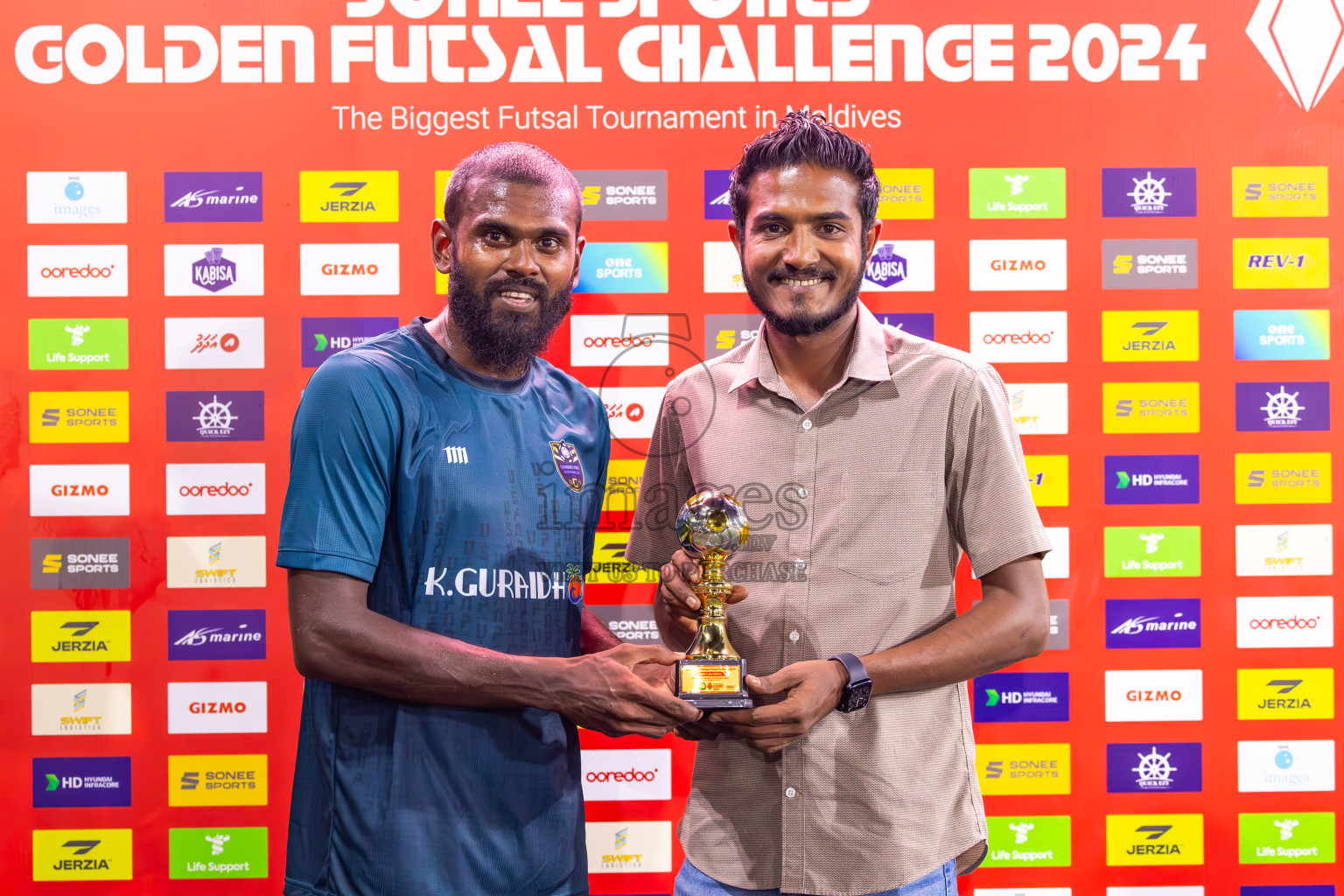 K Gulhi VS K Guraidhoo in Day 25 of Golden Futsal Challenge 2024 was held on Thursday , 8th February 2024 in Hulhumale', Maldives
Photos: Ismail Thoriq / images.mv