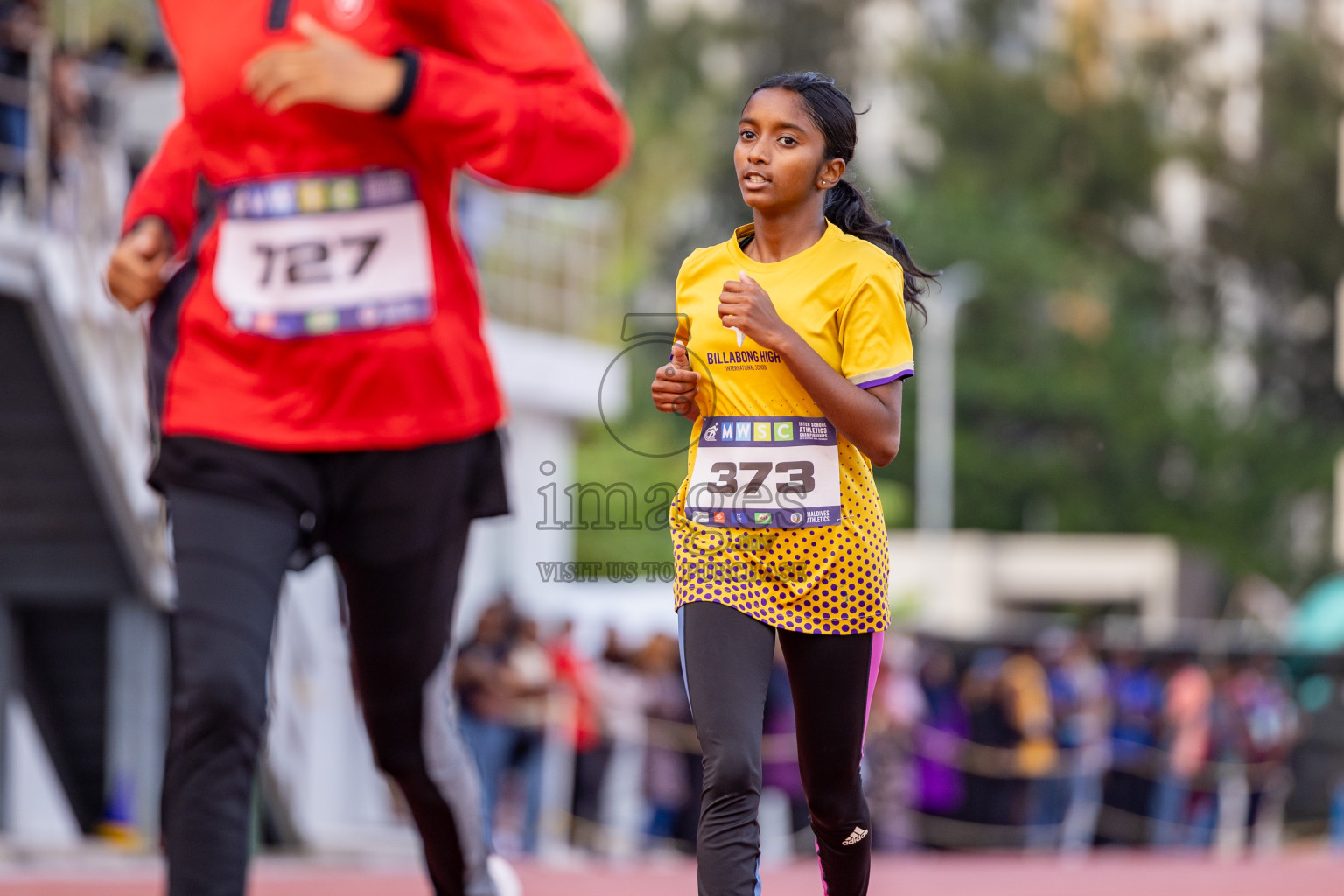 Day 2 of MWSC Interschool Athletics Championships 2024 held in Hulhumale Running Track, Hulhumale, Maldives on Sunday, 10th November 2024. 
Photos by: Hassan Simah / Images.mv