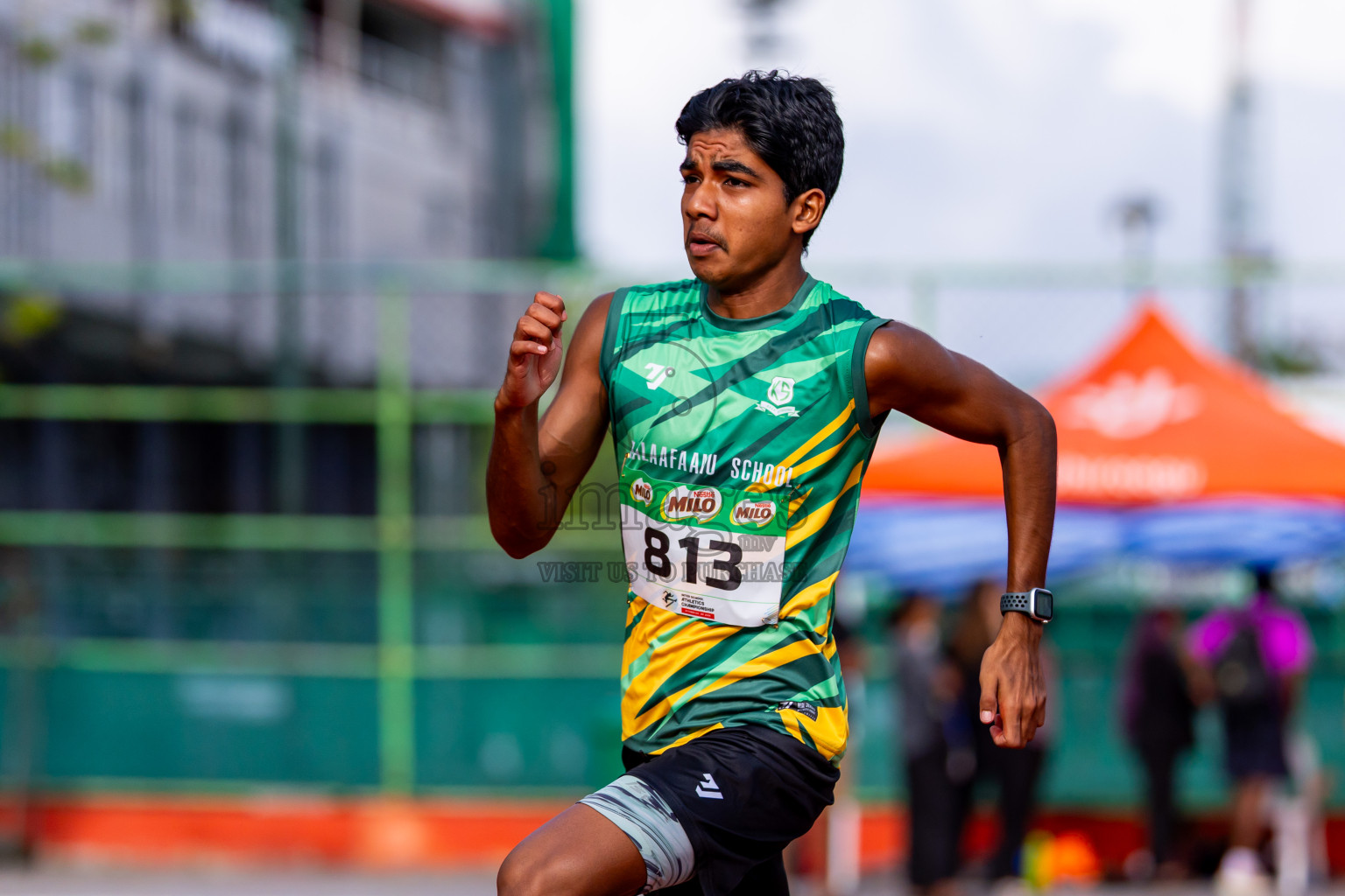 Day 5 of Inter-school Athletics Championship 2025 held in Ekuveni Synthetic Track, Male', Maldives on Saturday, 11th October 2025. Photos by: Nausham Waheed / Images.mv