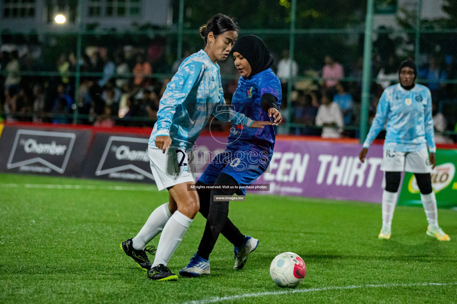 MPL vs Club MYS in Eighteen Thirty Women's Futsal Fiesta 2022 was held in Hulhumale', Maldives on Monday, 21st October 2022. Photos: Hassan Simah / images.mv