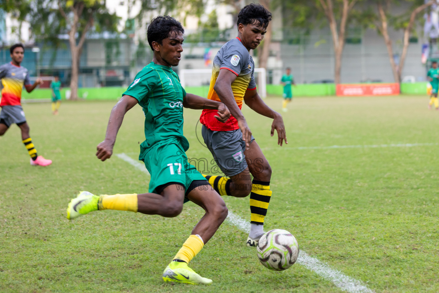 Eagles vs Maziya SRC(U16) in Day 8 of Dhivehi Youth League 2024 held at Henveiru Stadium on Monday, 2nd December 2024. Photos: Mohamed Mahfooz Moosa / Images.mv