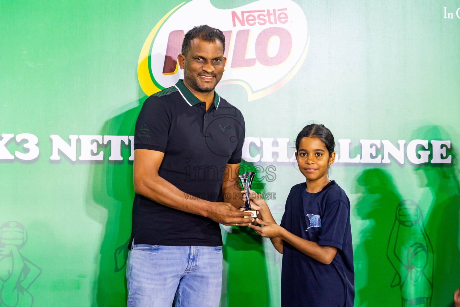 Final of MILO 3x3 Netball Challenge 2024 was held in Ekuveni Netball Court at Male', Maldives on Thursday, 20th March 2024. Photos: Nausham Waheed / images.mv