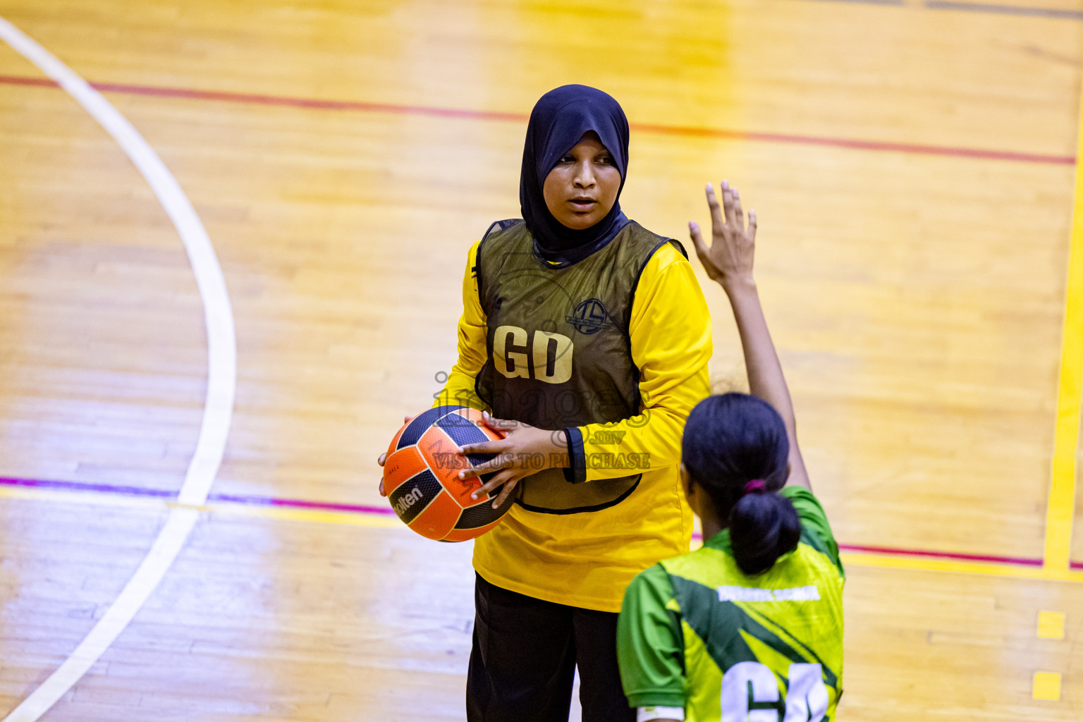 Day 13 of 25th Inter-School Netball Tournament was held in Social Center at Male', Maldives on Saturday, 24th August 2024. Photos: Nausham Waheed / images.mv