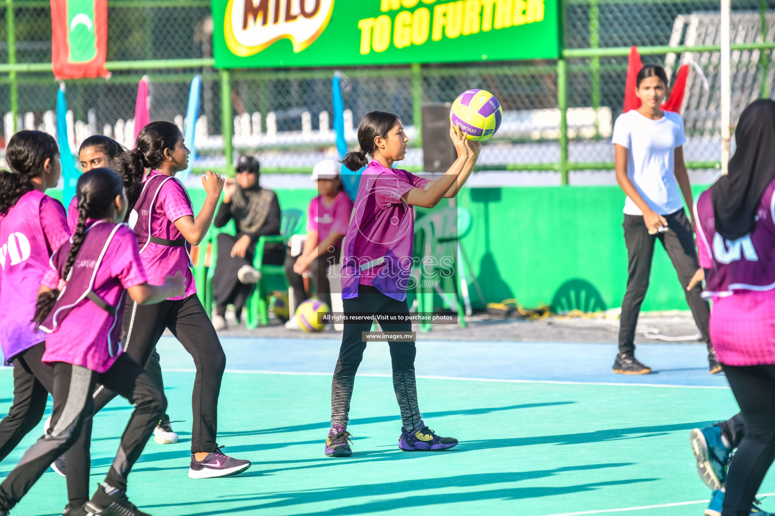 Day 8 of Junior Netball Championship 2022 on 11th March 2022 held in Male', Maldives. Photos by Nausham Waheed