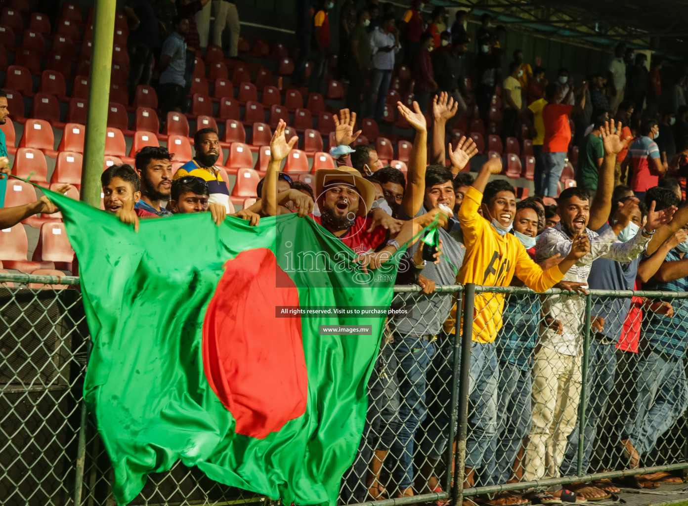 Bangladesh vs Sri Lanka in SAFF Championship 2021 held on 1st October 2021 in Galolhu National Stadium, Male', Maldives