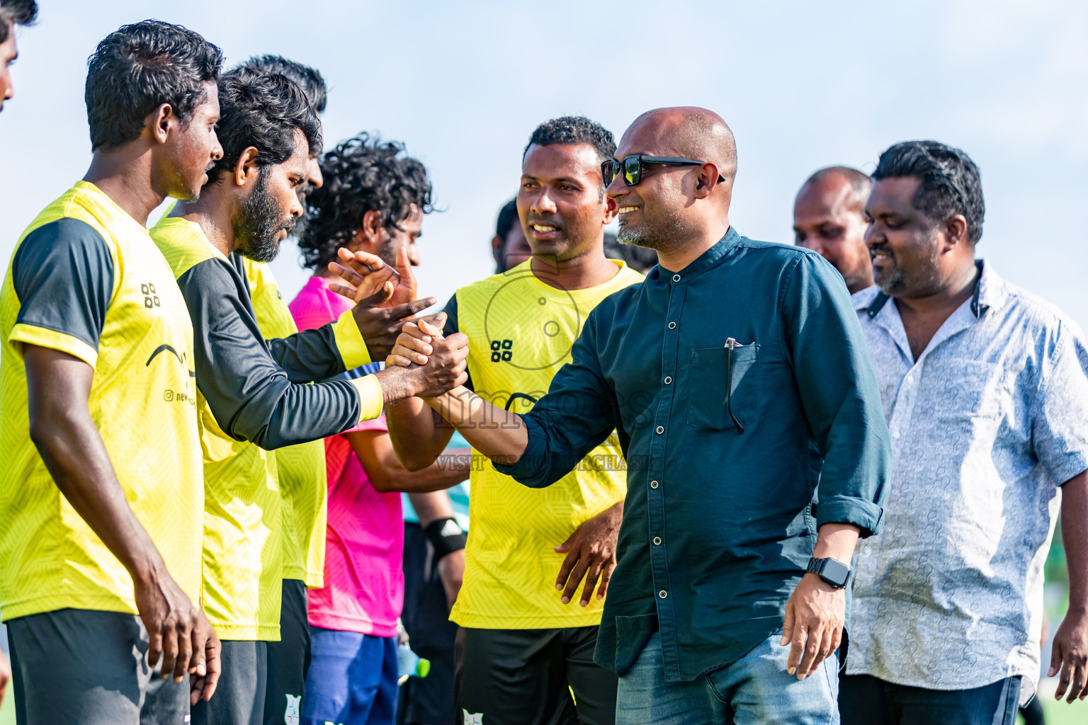 Baburu SC vs Kanmathi Juniors from Semi Final of Manadhoo Council Cup 2024 in N Manadhoo Maldives on Sunday, 25th February 2023. Photos: Nausham Waheed / images.mv