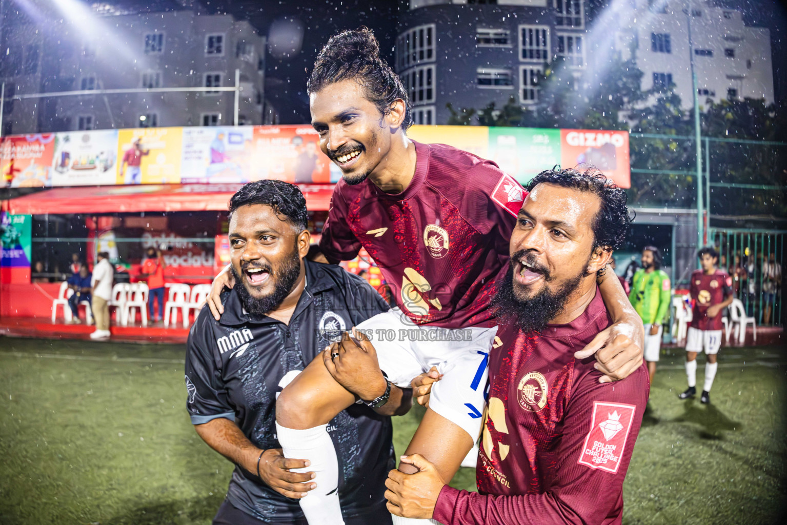 V Felidhoo vs V Keyodhoo in Atoll Round Final on Day 22 of Golden Futsal Challenge 2025 was held on Sunday , 26th January 2025, in Hulhumale', Maldives.
Photos: Ismail Thoriq / images.mv