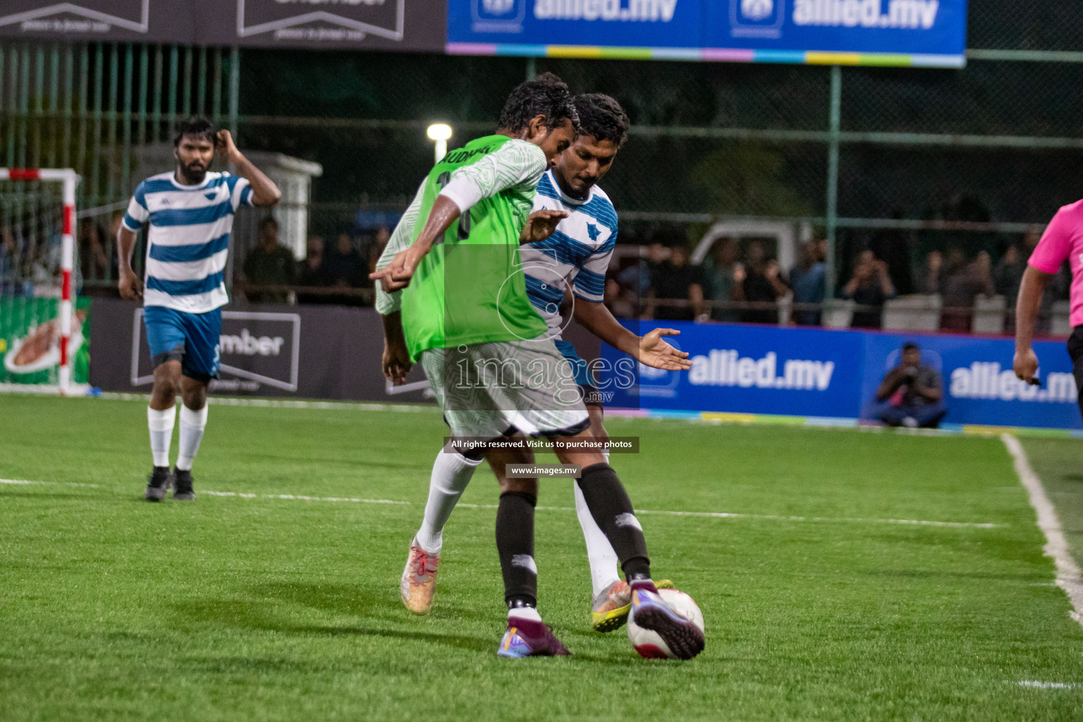 Club AVSEC vs TEAM DJA in Club Maldives Cup 2022 was held in Hulhumale', Maldives on Sunday, 9th October 2022. Photos: Hassan Simah / images.mv