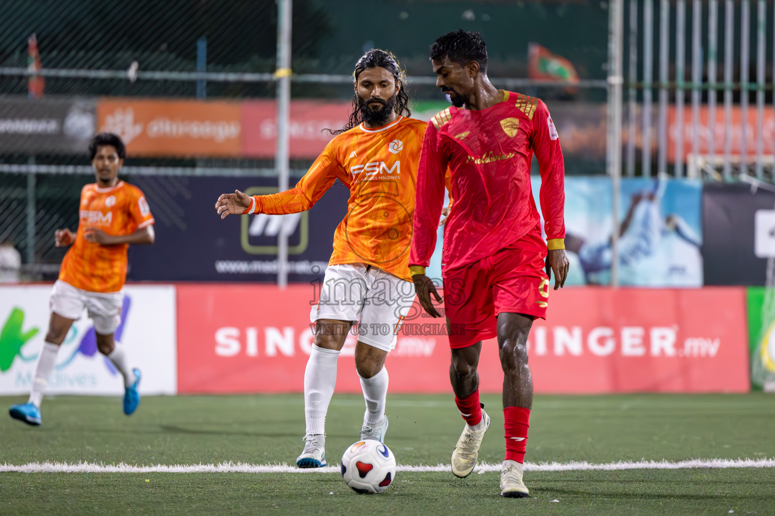 FSM vs Maldivian in Round of 16 of Club Maldives Cup 2024 held in Rehendi Futsal Ground, Hulhumale', Maldives on Monday, 7th October 2024. Photos: Ismail Thoriq / images.mv